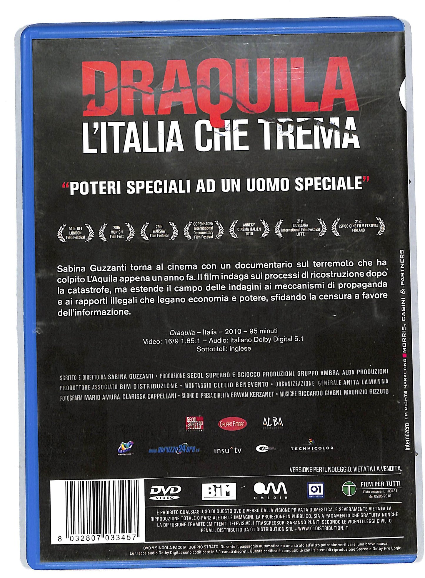 EBOND Draquila l'italia che trema NOLEGGIO DVD DB576602