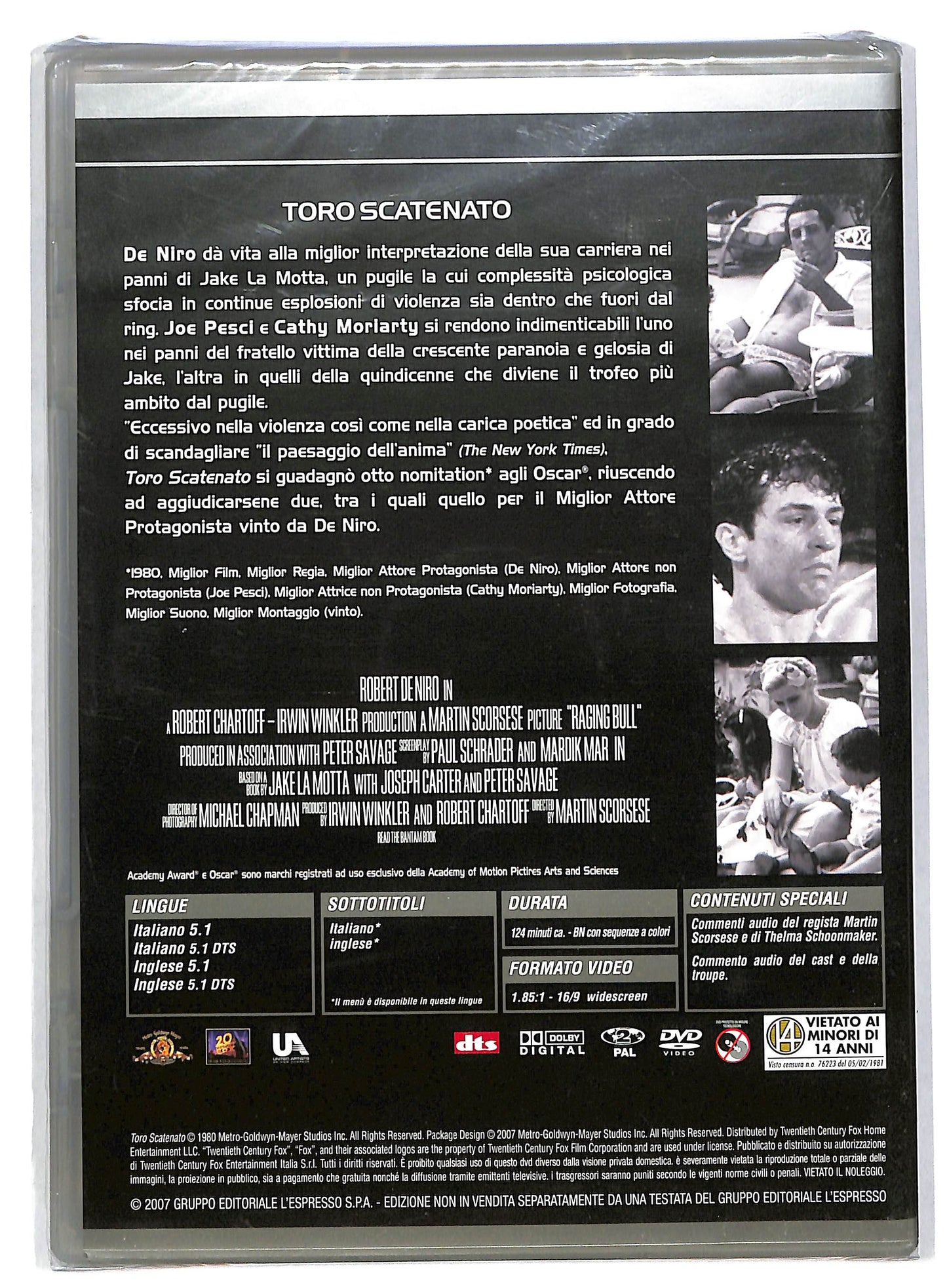 EBOND Toro scatenato EDITORIALE DVD DB578613
