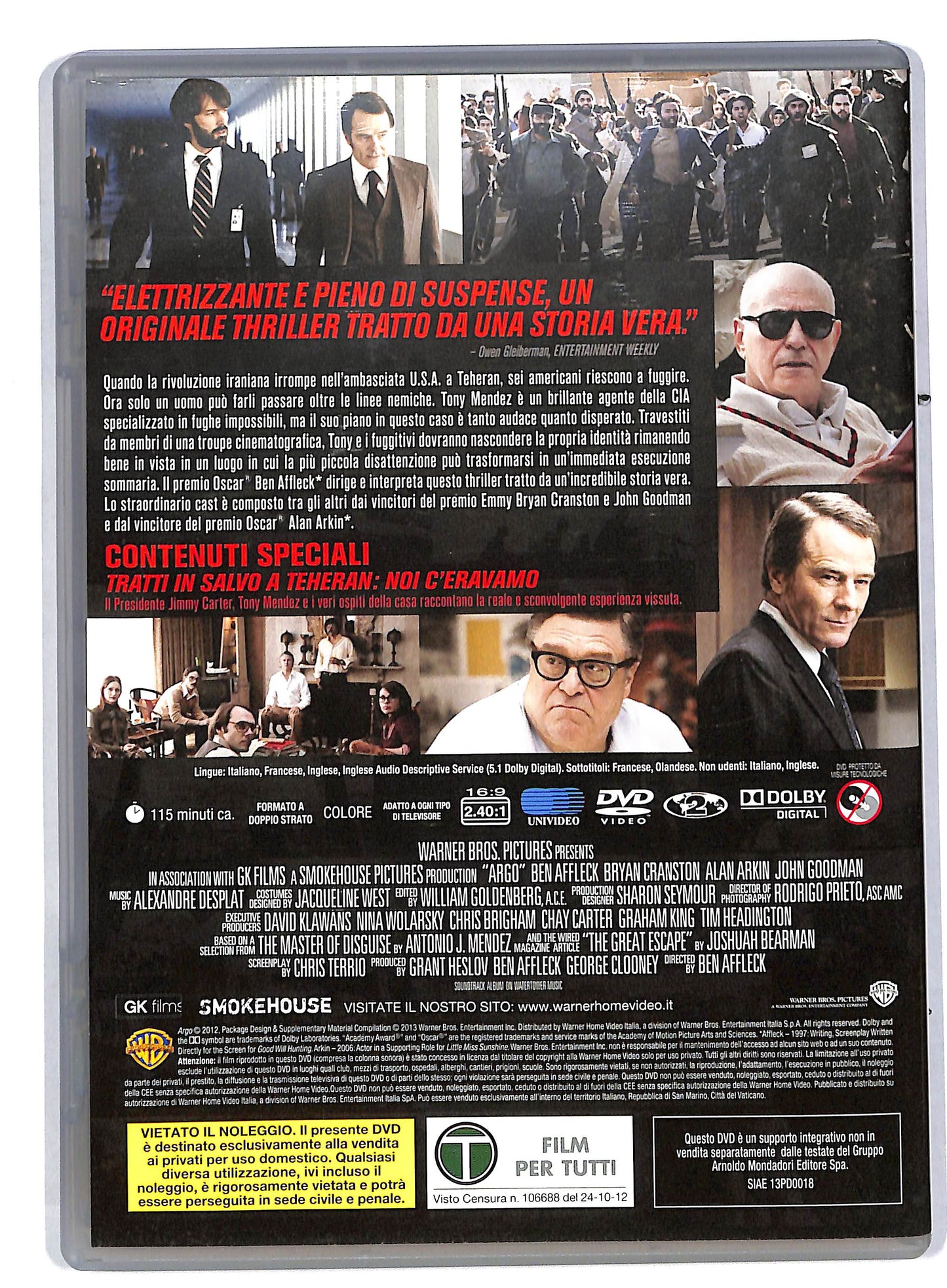 EBOND Argo EDITORIALE DVD DB578645
