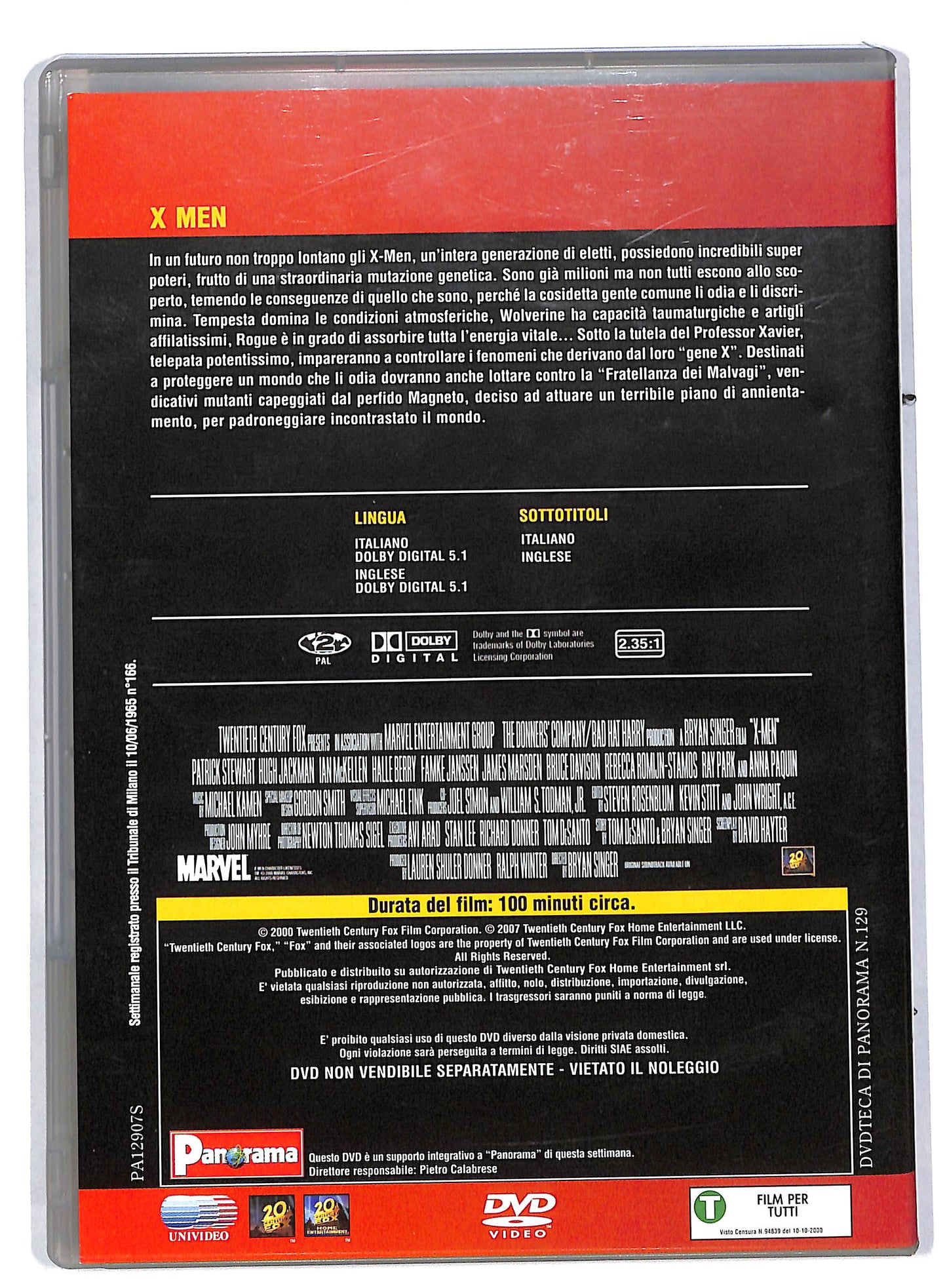 EBOND X - Men EDITORIALE DVD DB578646