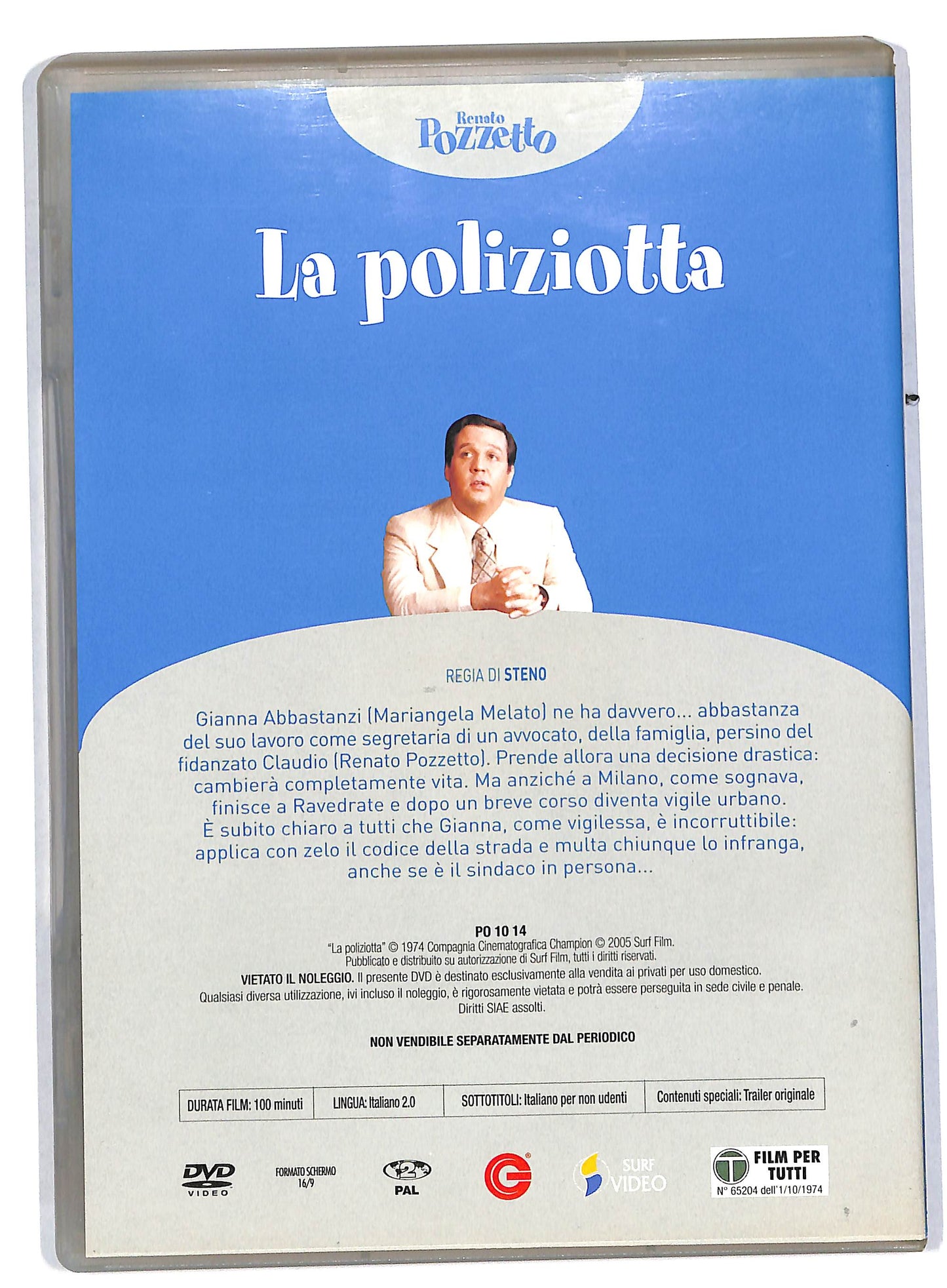 EBOND La poliziotta EDITORIALE DVD DB578653