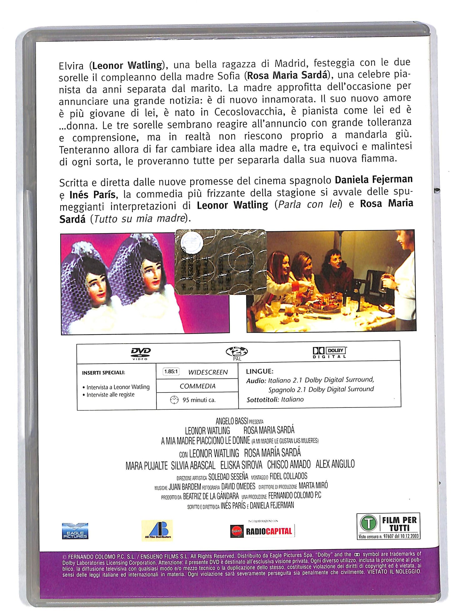 EBOND A mia madre piacciono le donne EDITORIALE DVD DB578657