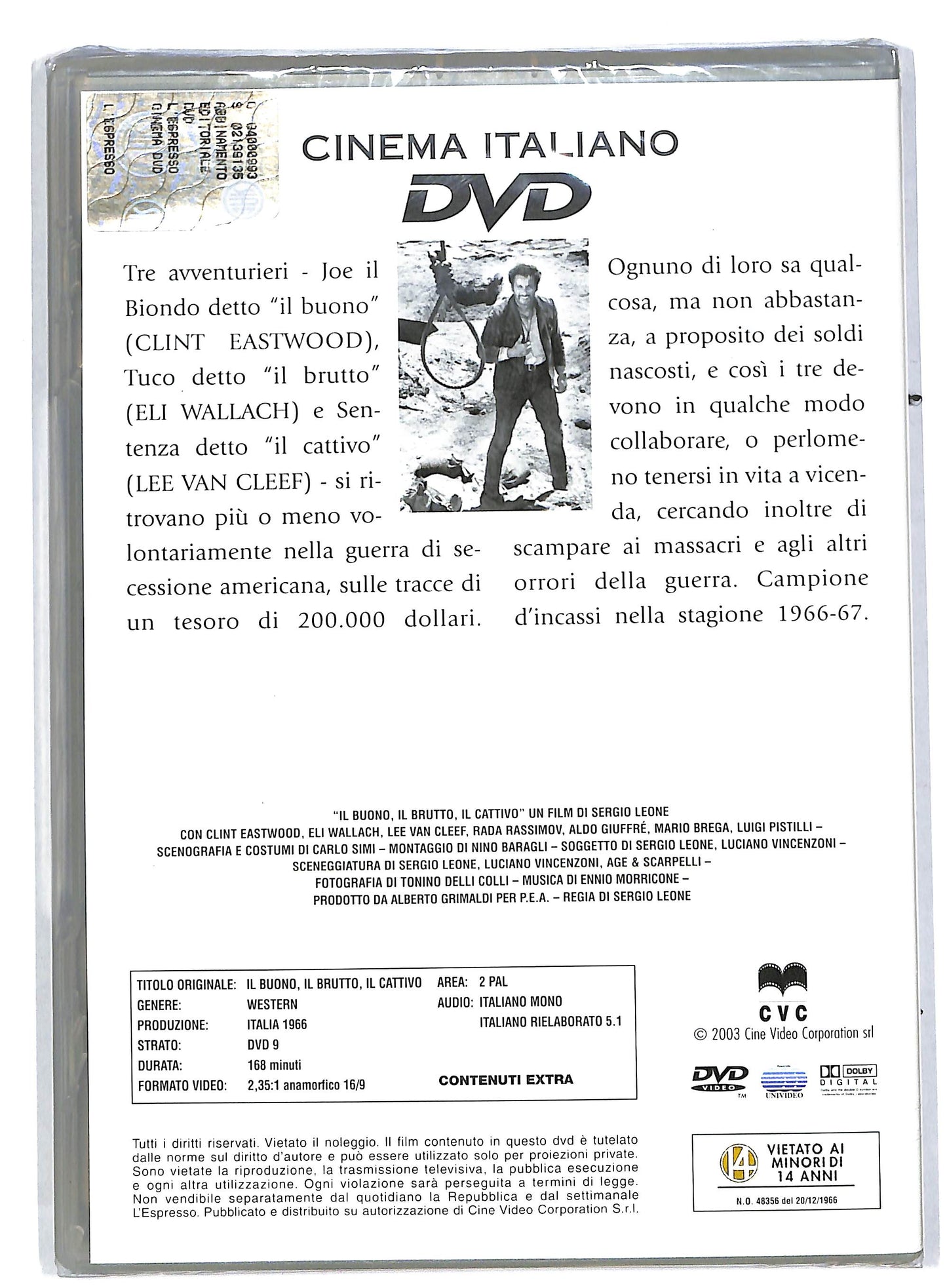 EBOND Il buono il brutto il cattivo EDITORIALE DVD DB578662