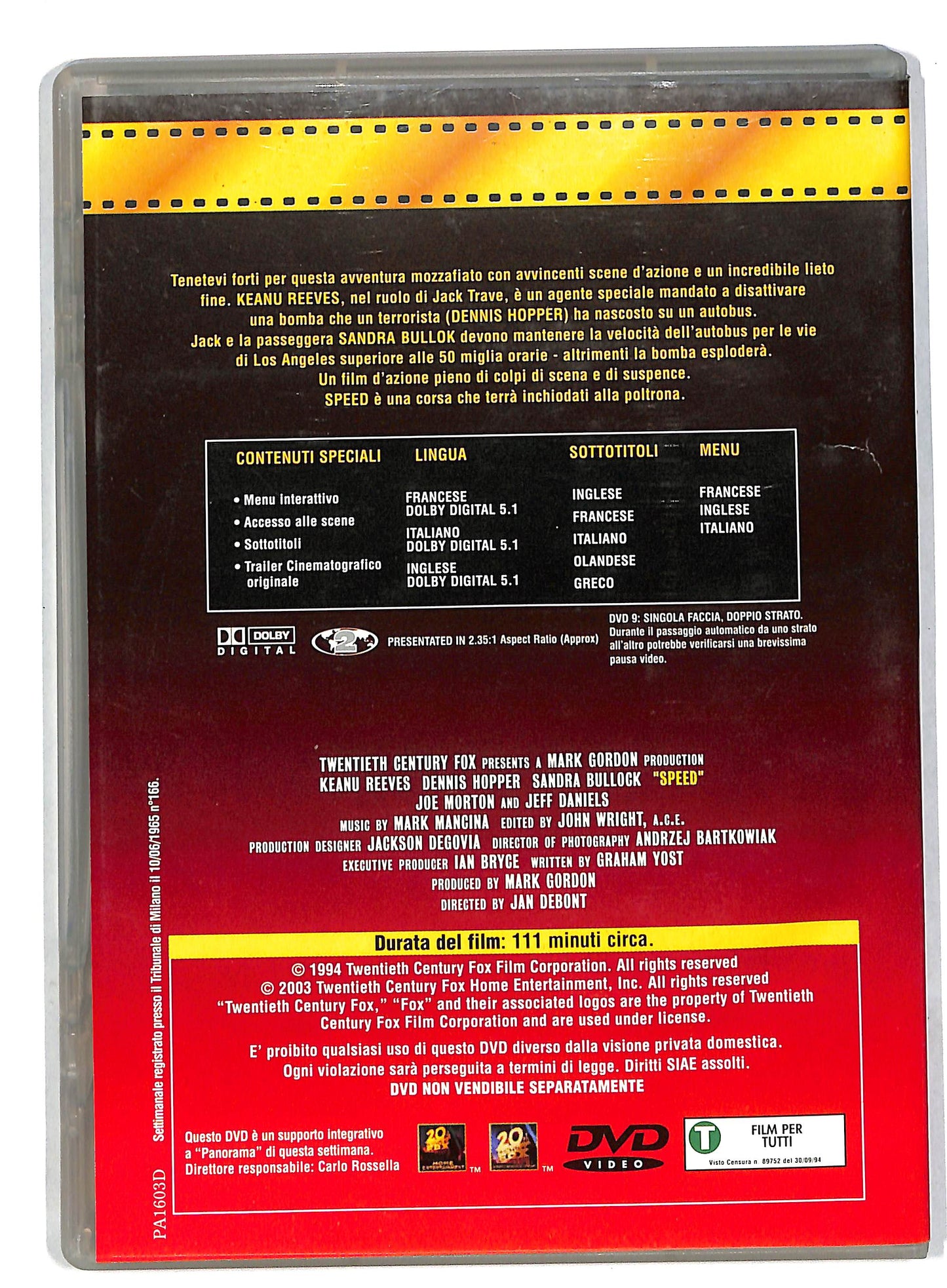 EBOND Speed EDITORIALE DVD DB579418