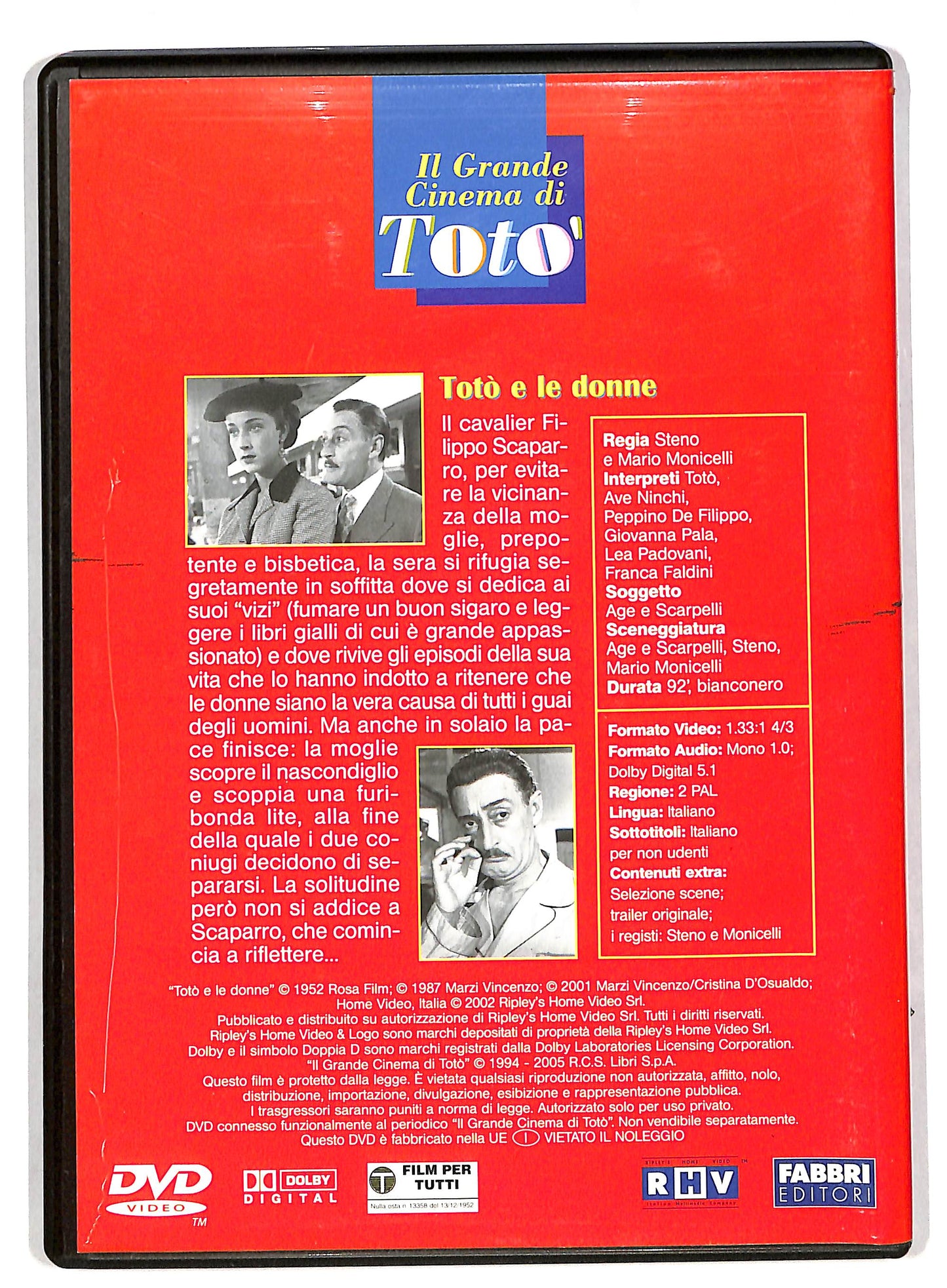EBOND Toto e le donne EDITORIALE DVD DB579807