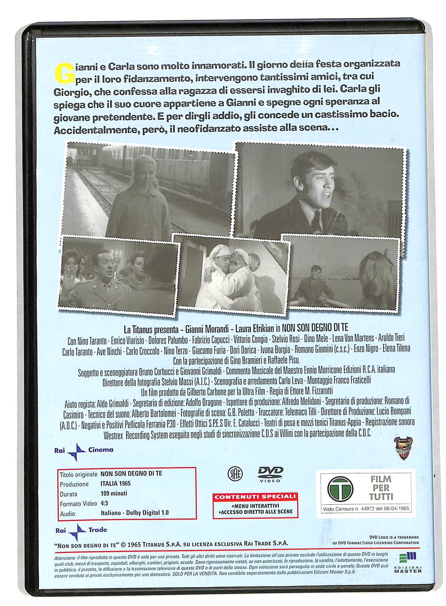 EBOND Non son degno di te EDITORIALE DVD DB579831