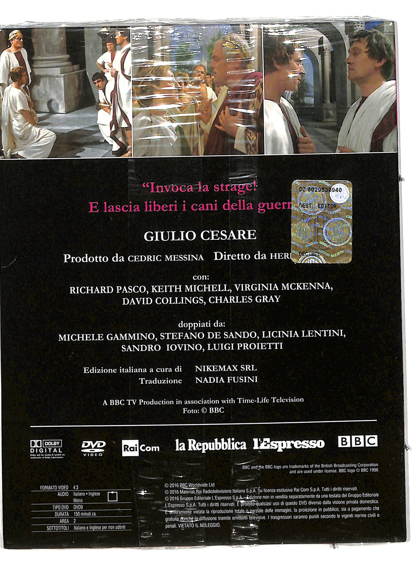 EBOND Shakespeare Coll.9 - Giulio Cesare DIGIPACK EDITORIALE DVD DB579839