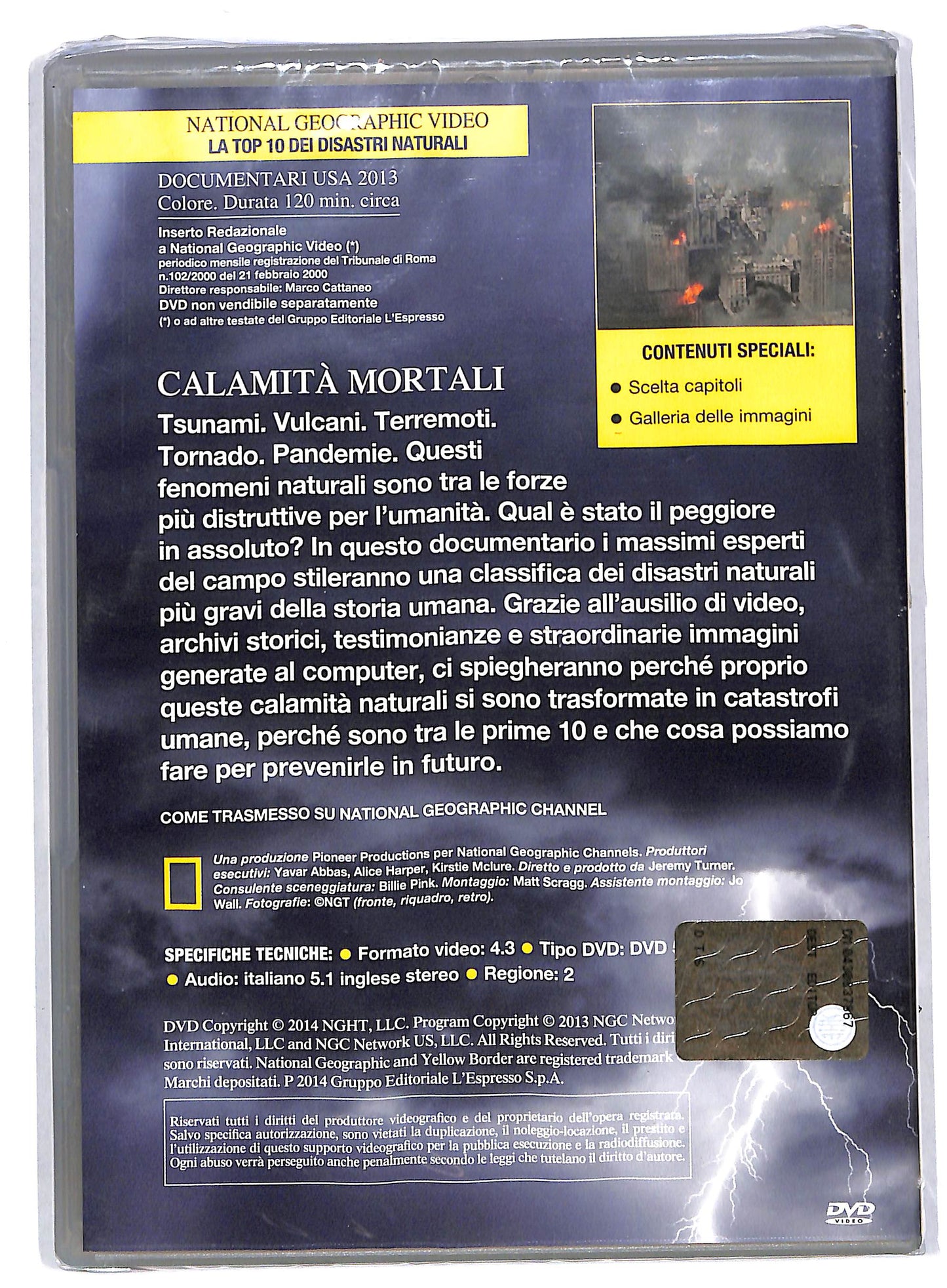 EBOND La top 10 dei disastri naturali EDITORIALE DVD DB580105