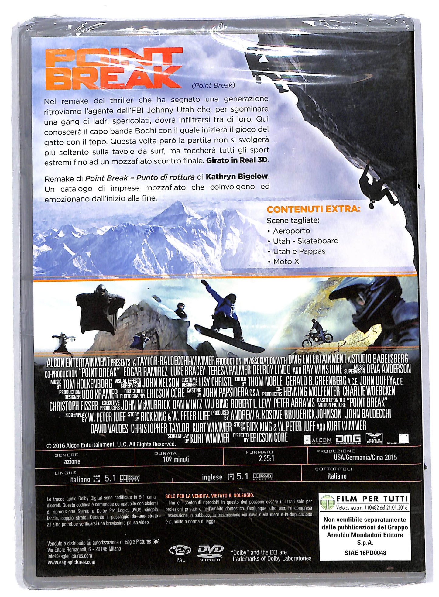 EBOND Point break EDITORIALE DVD DB580121