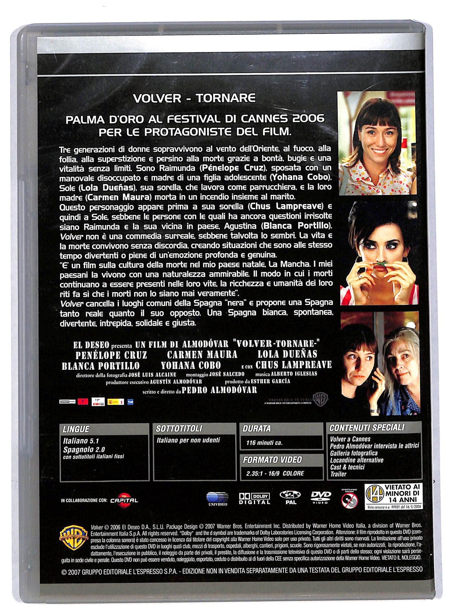 EBOND Volver - Tornare EDITORIALE  DVD DB580123