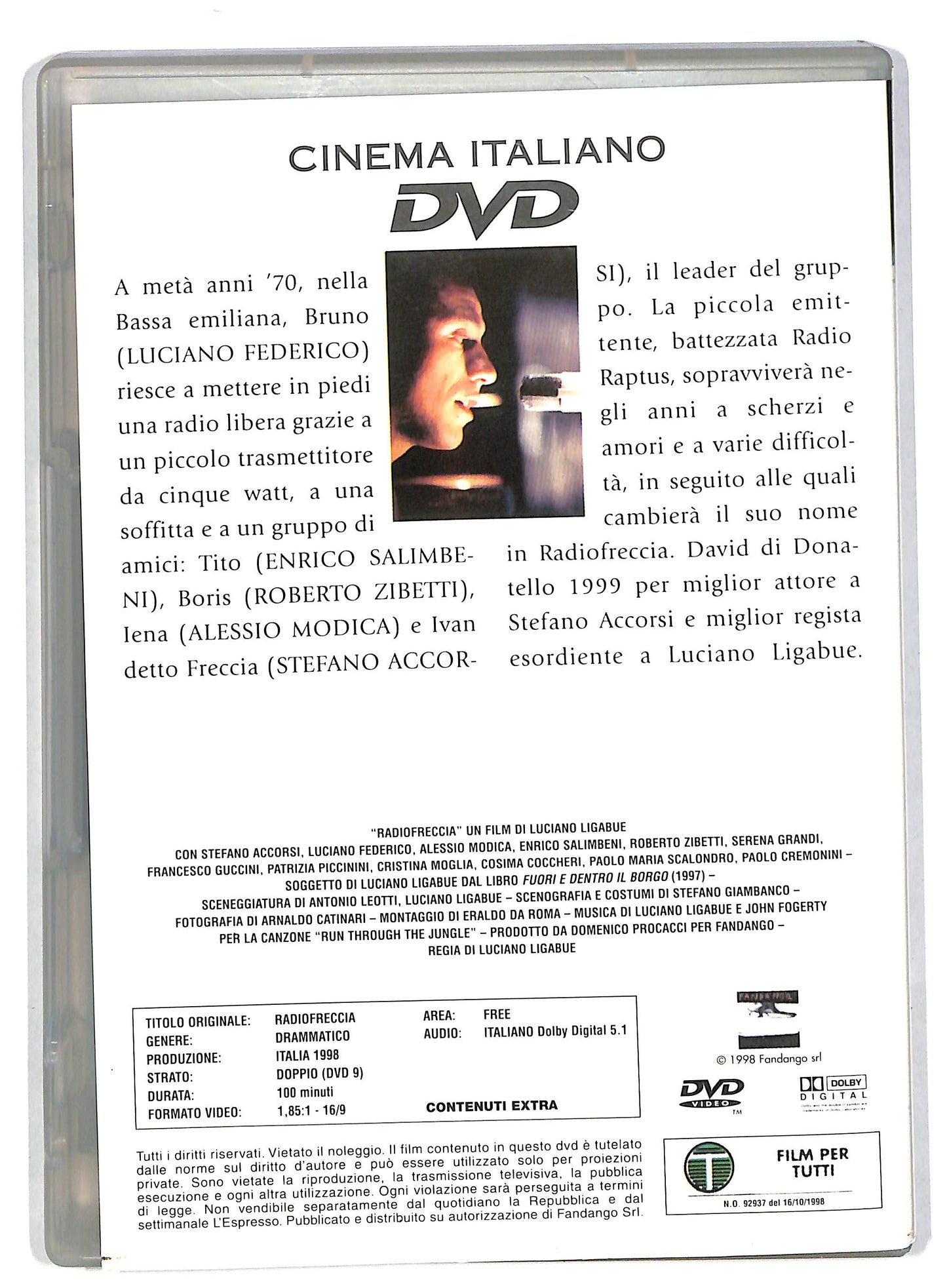 EBOND Radiofreccia EDITORIALE DVD DB580137