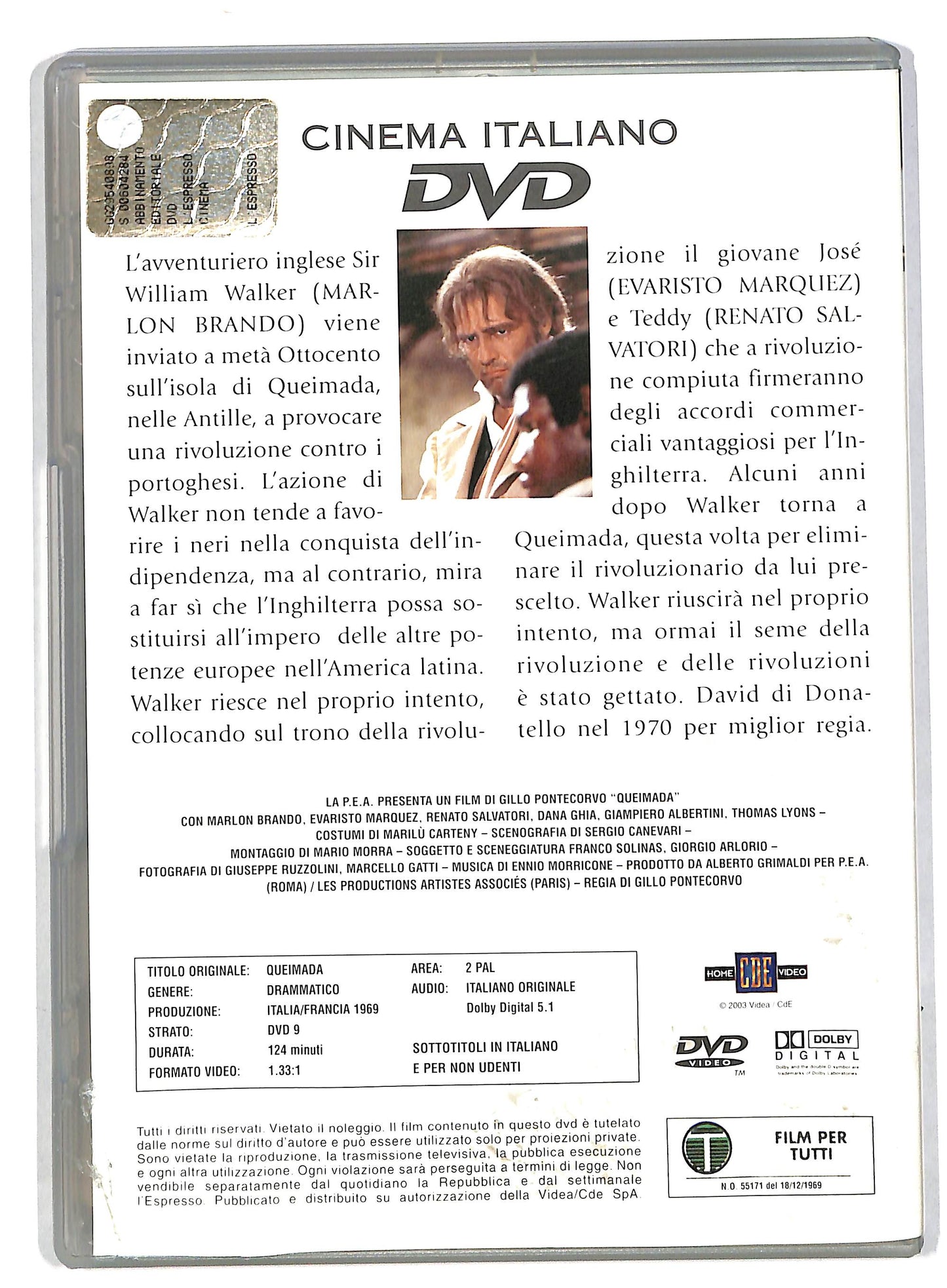 EBOND Queimada EDITORIALE DVD DB580142