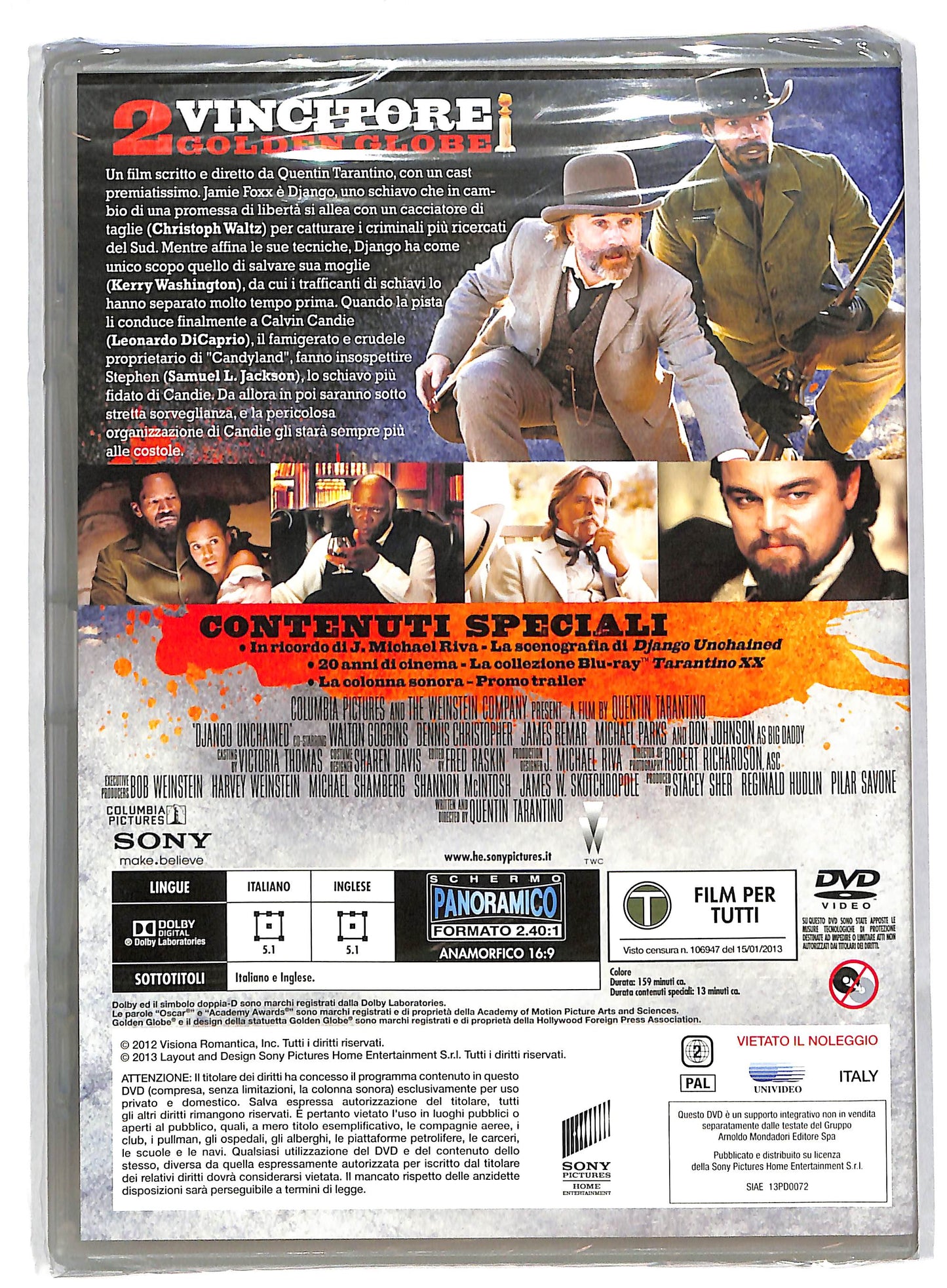 EBOND Django Unchained EDITORIALE  DVD DB580148