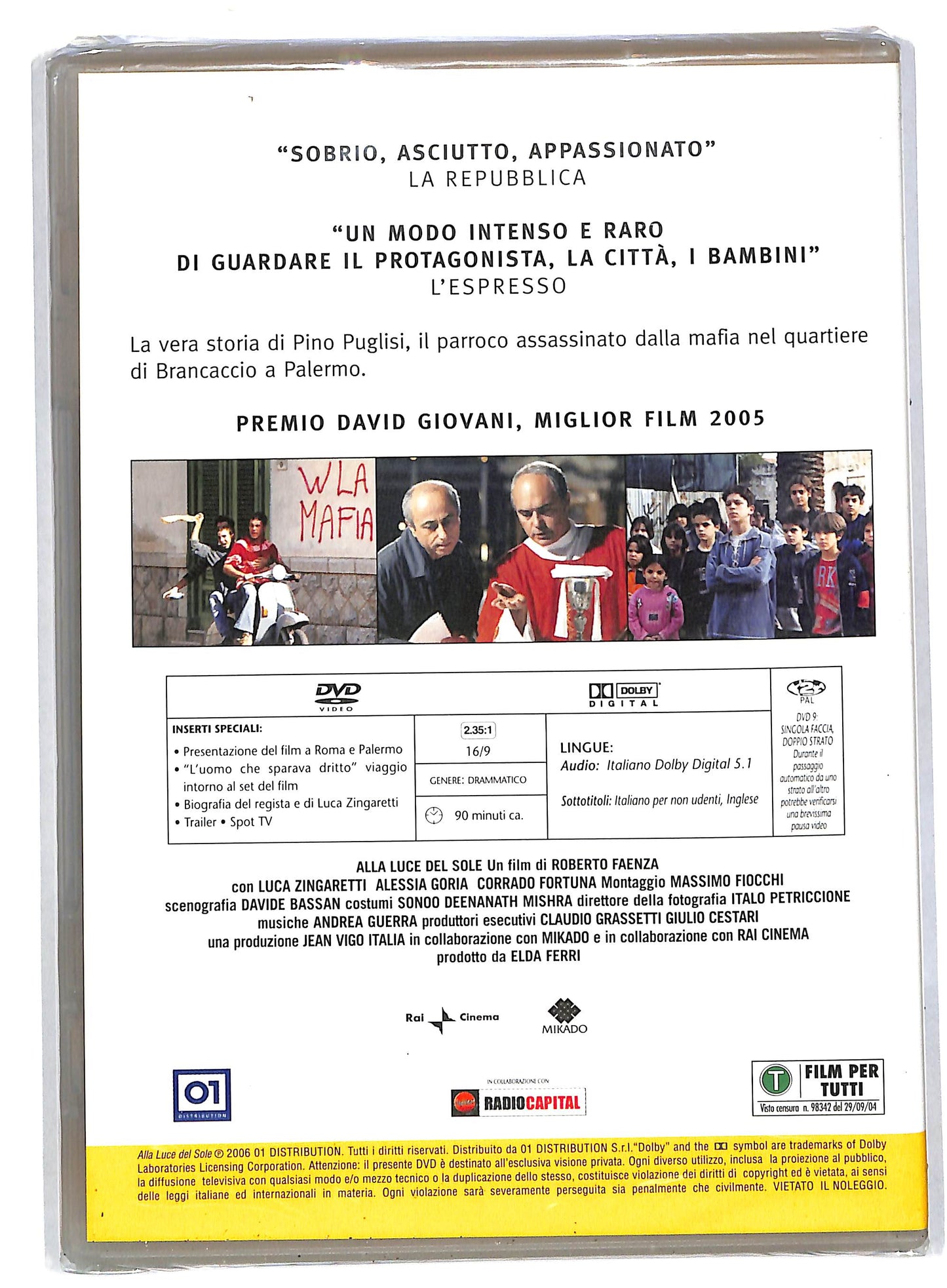 EBOND Alla luce del sole EDITORIALE DVD DB580947