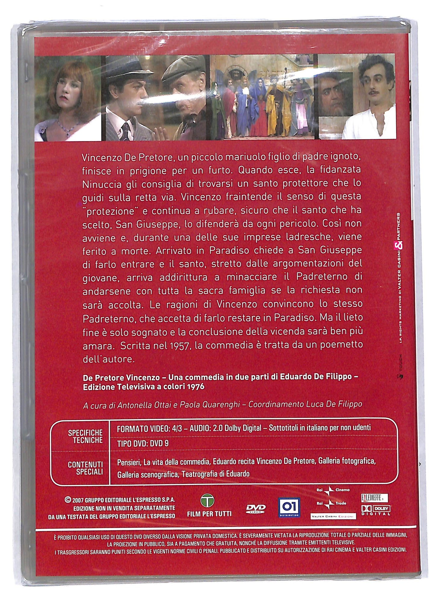 EBOND De pretore vincenzo - le commedie di Eduardo EDITORIALE DVD DB580962