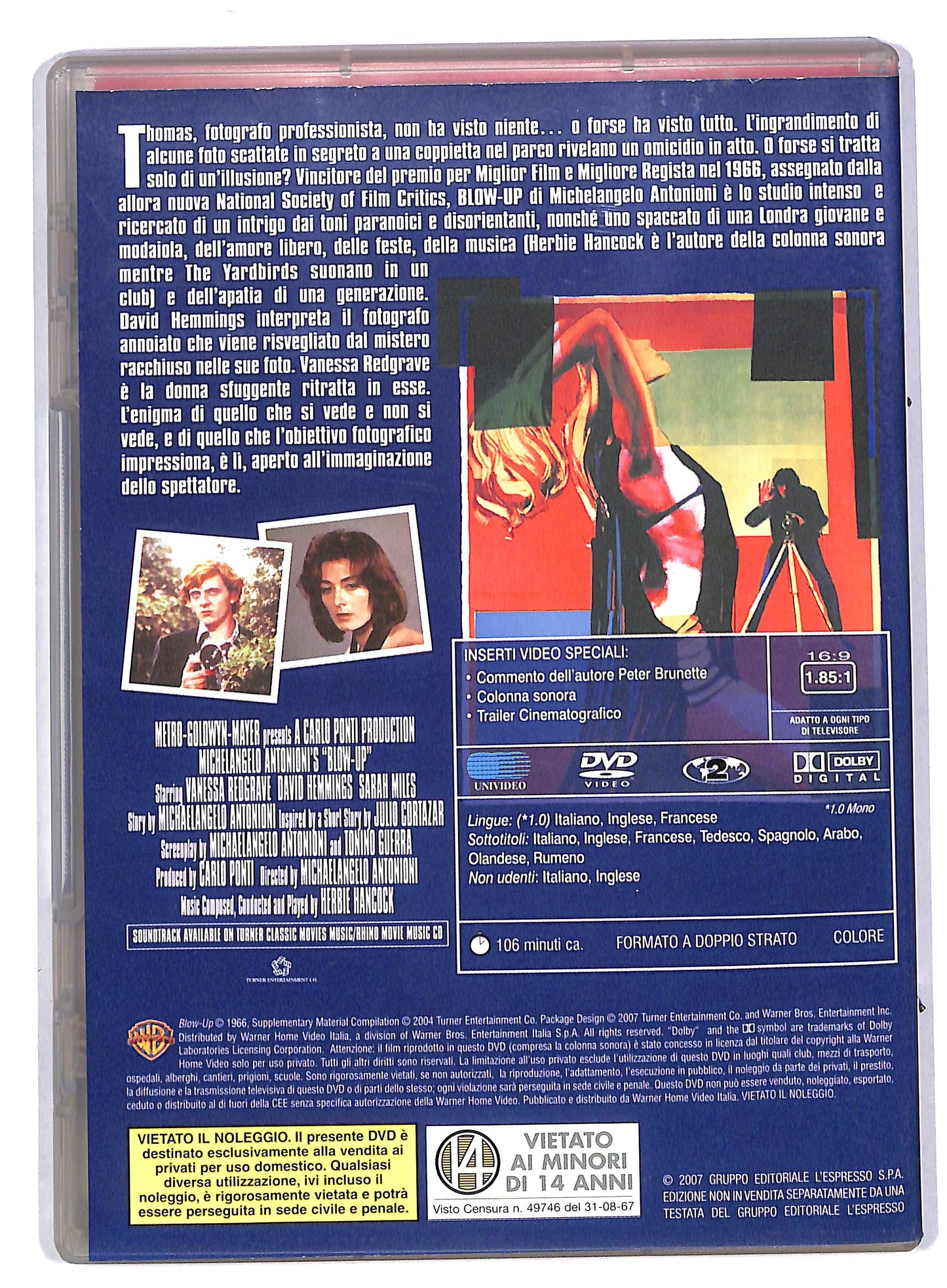 EBOND Blow - up EDITORIALE  DVD DB580968