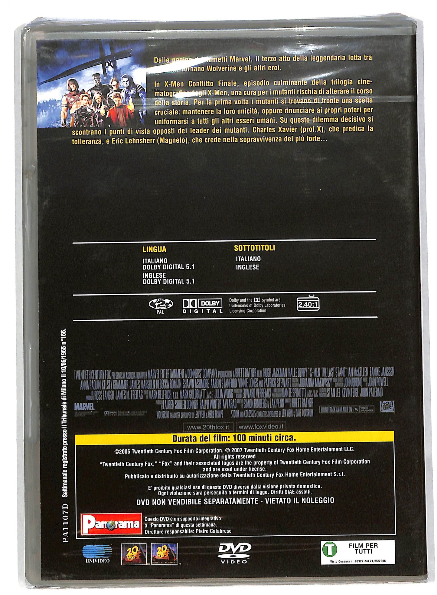 EBOND X-Men conflitto finale EDITORIALE DVD DB581103