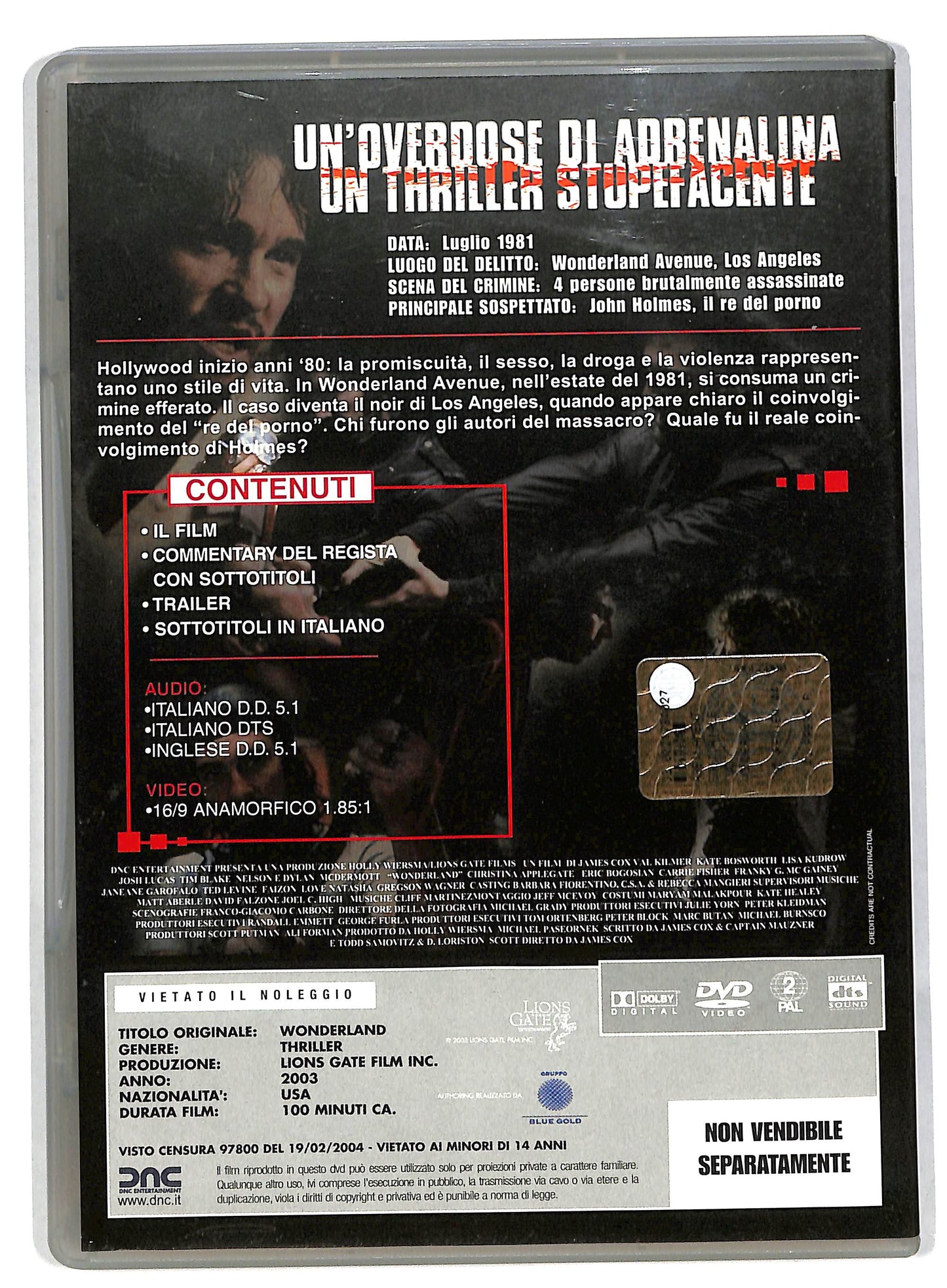 EBOND Wonderland EDITORIALE DVD DB581117