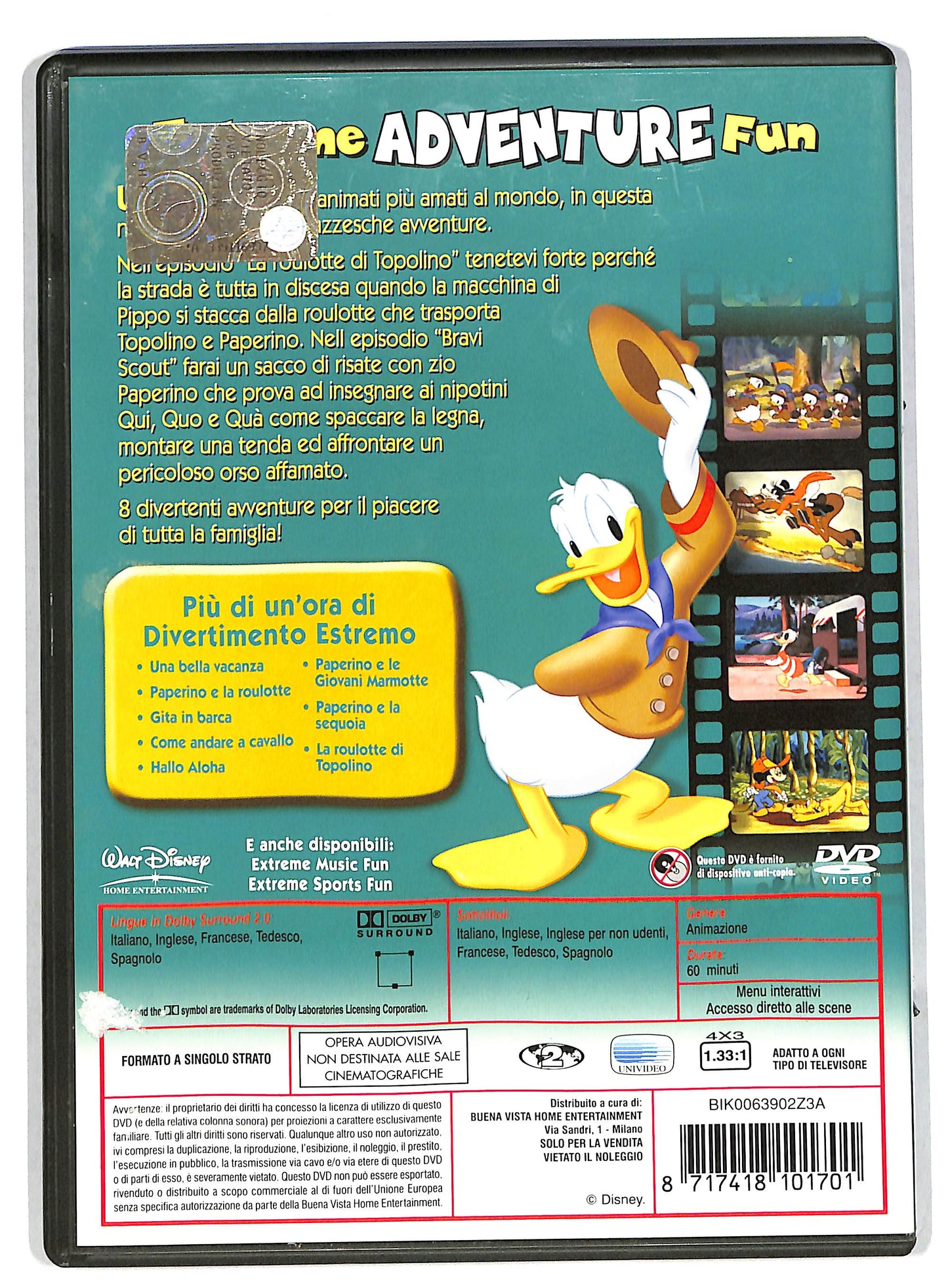 EBOND Extreme Adventure Fun - Divertimento No - limits DVD DB581130