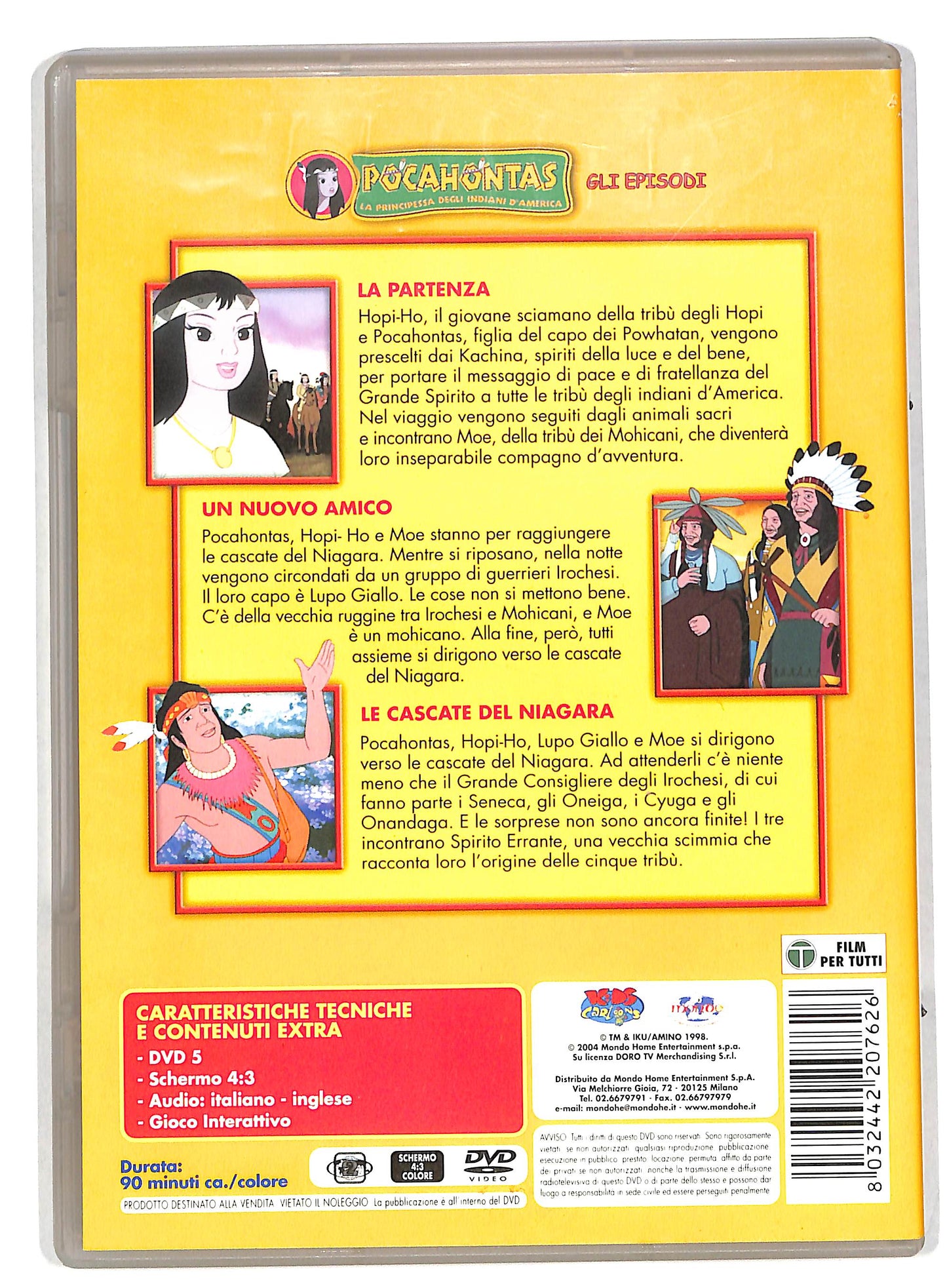 EBOND Pocahontas - La Principessa Degli Indiani D'America  DVD DB581132