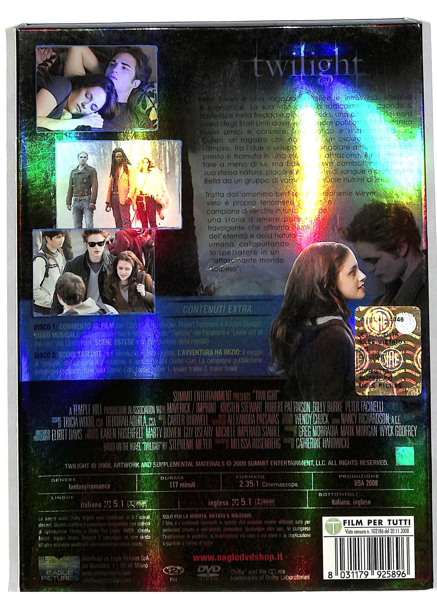 EBOND Twilight EDIZIONE SPECIALE SLIPCASE DVD DB581908
