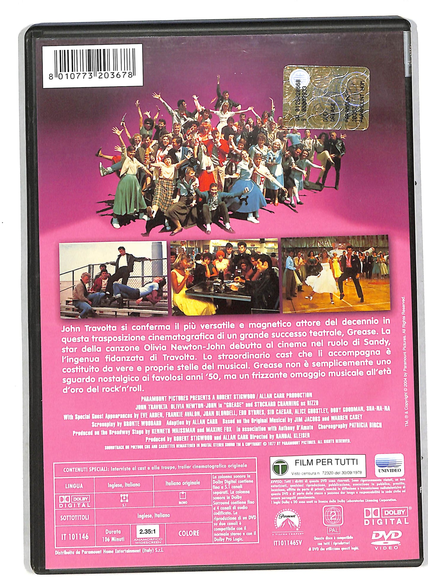 EBOND Grease e la parola d'ordine DVD DB581924