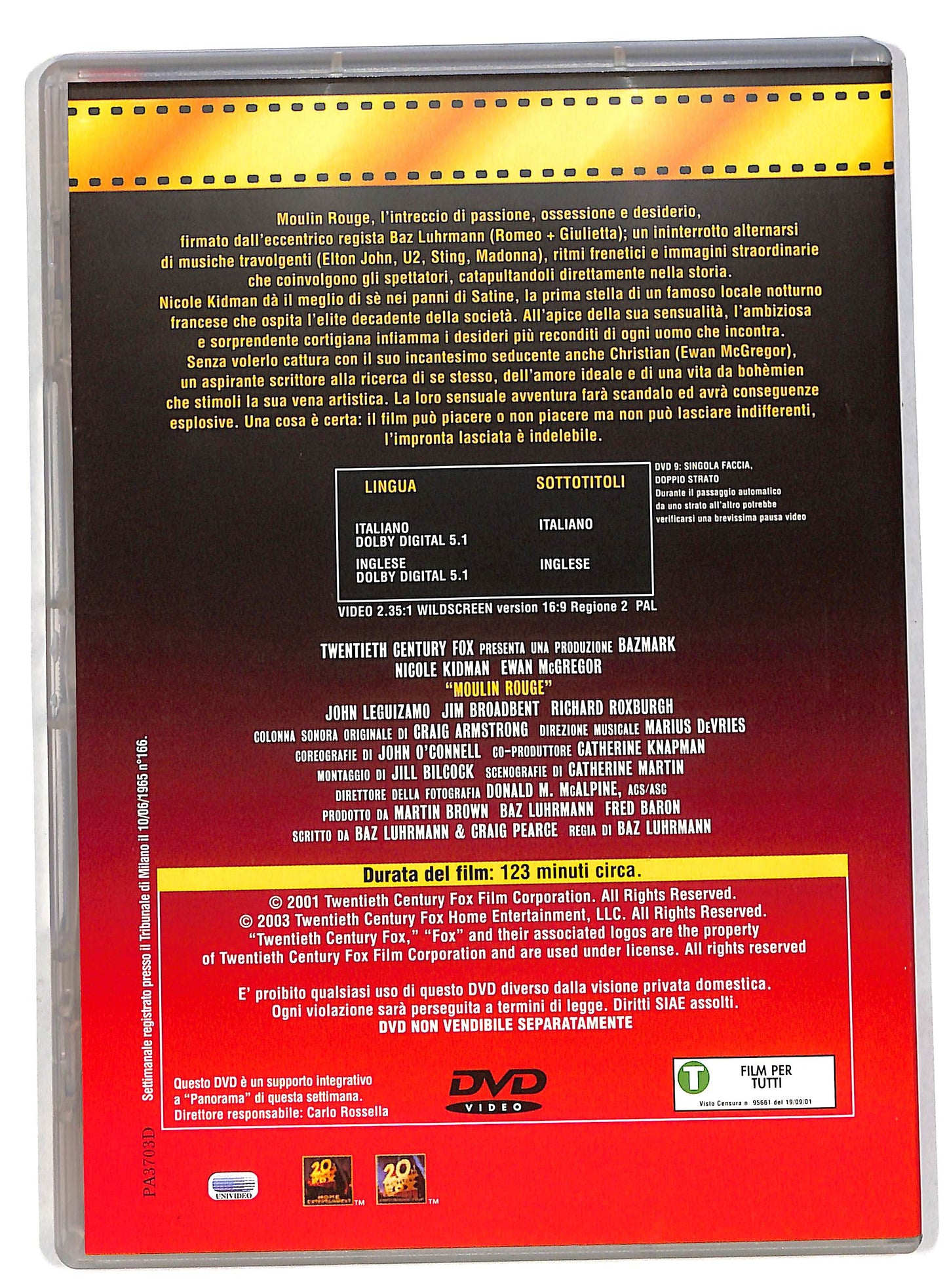 EBOND Moulin Rouge EDITORIALE DVD DB581929