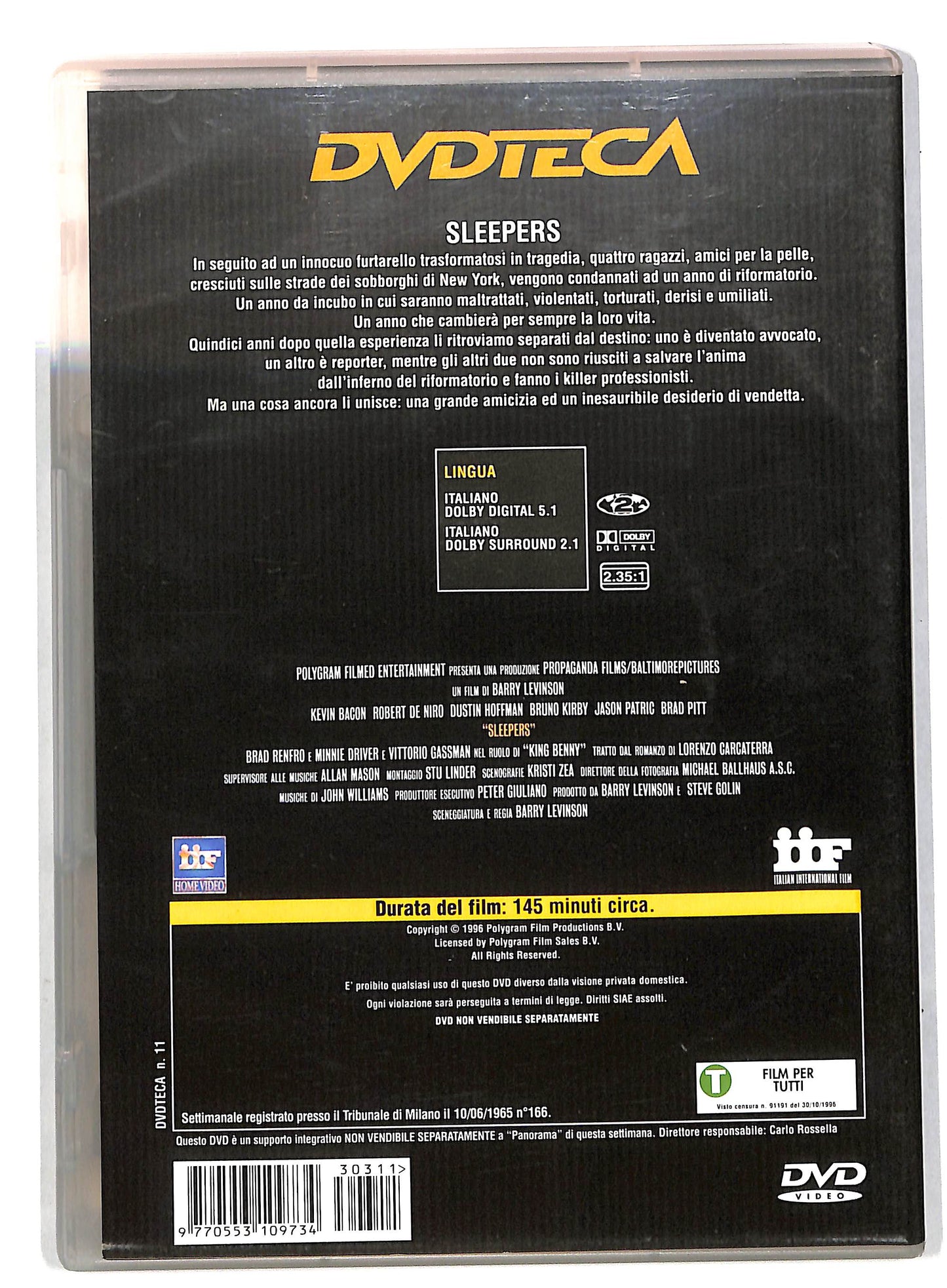 EBOND Sleepers EDITORIALE DVD DB581935