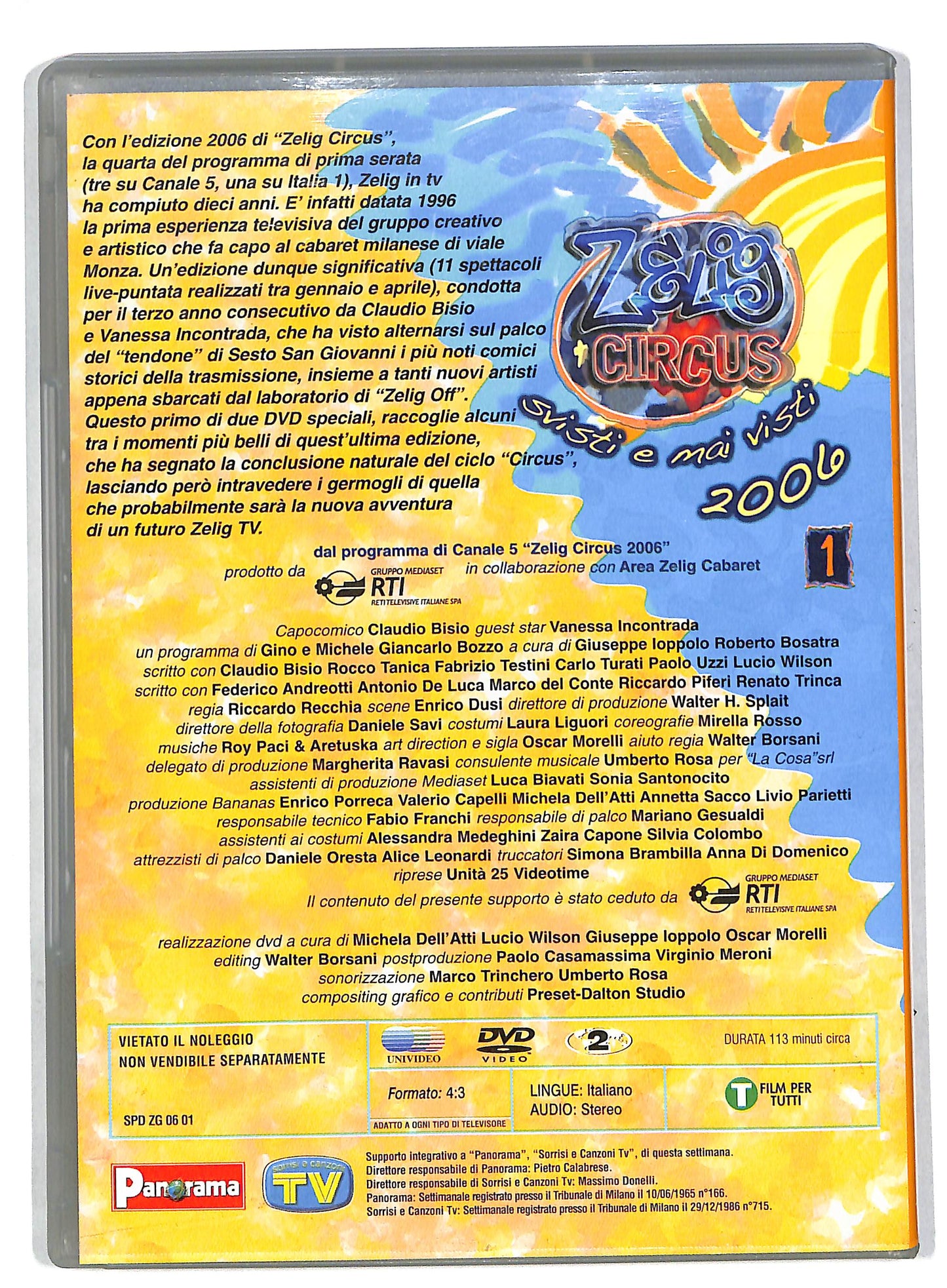 EBOND Zelig circus svisti e mai visti 2006 vol 1 EDITORIALE DVD DB581948