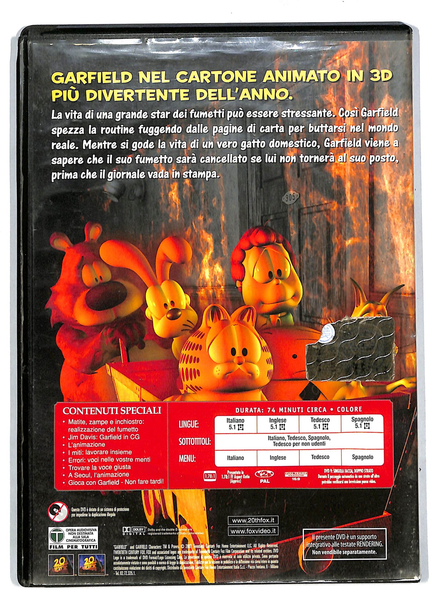 EBOND Garfield a zampa libera EDITORIALE DVD DB583606