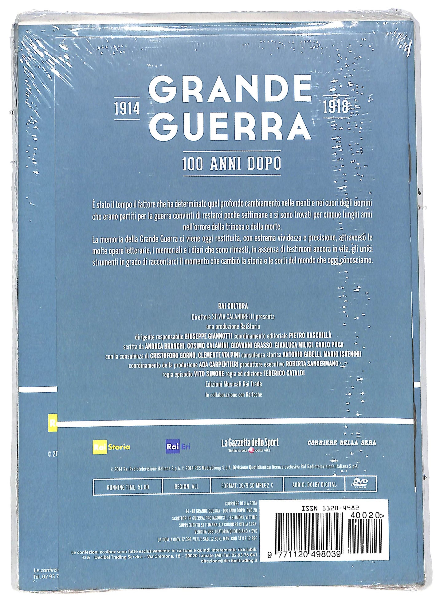 EBOND Grande guerra 1914 - 1918 vol 20 EDITORIALE DIGIPACK DVD DB583640
