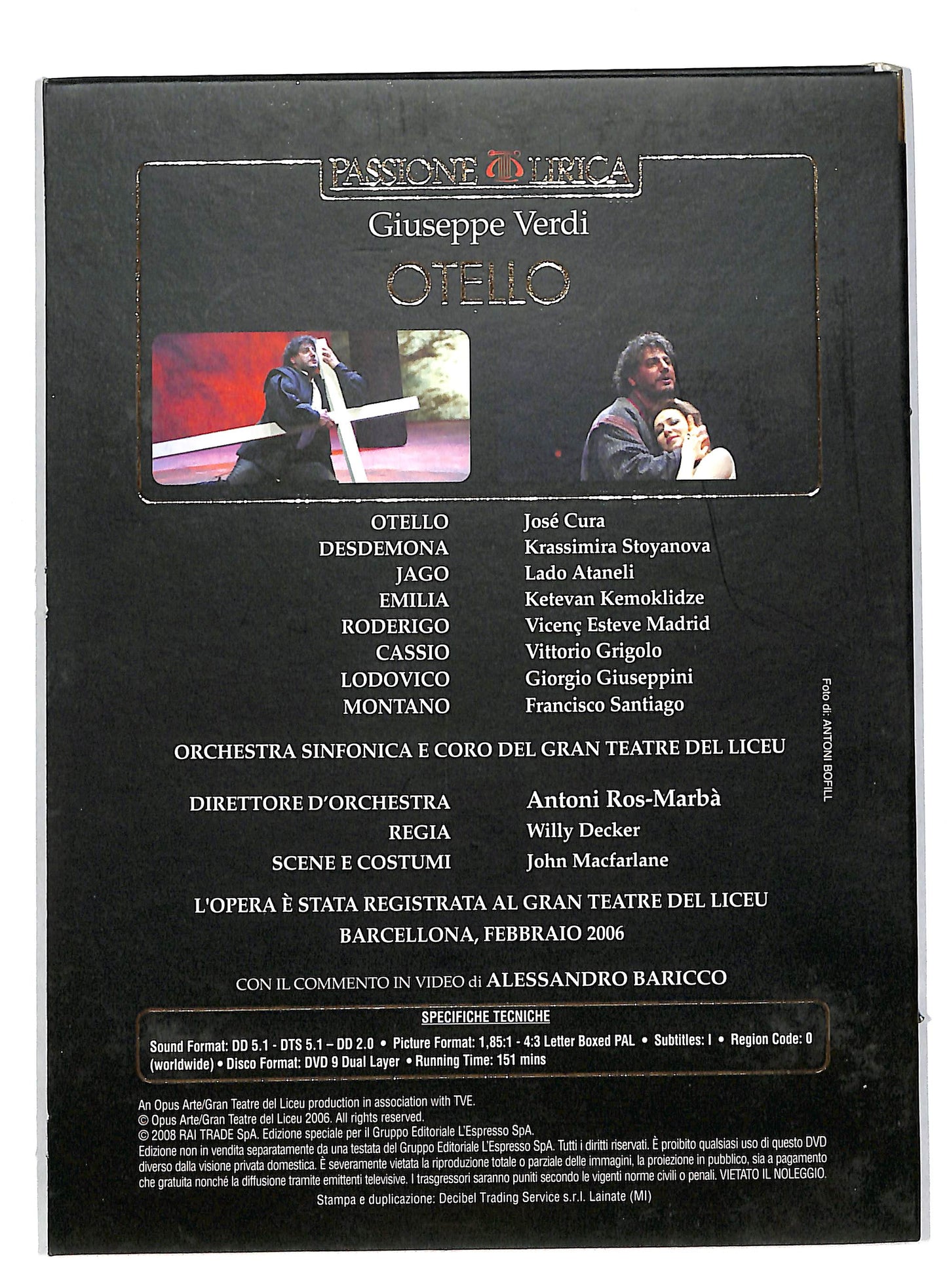 EBOND Giuseppe verdi - otello volume 6 EDITORIALE DVD DB583644
