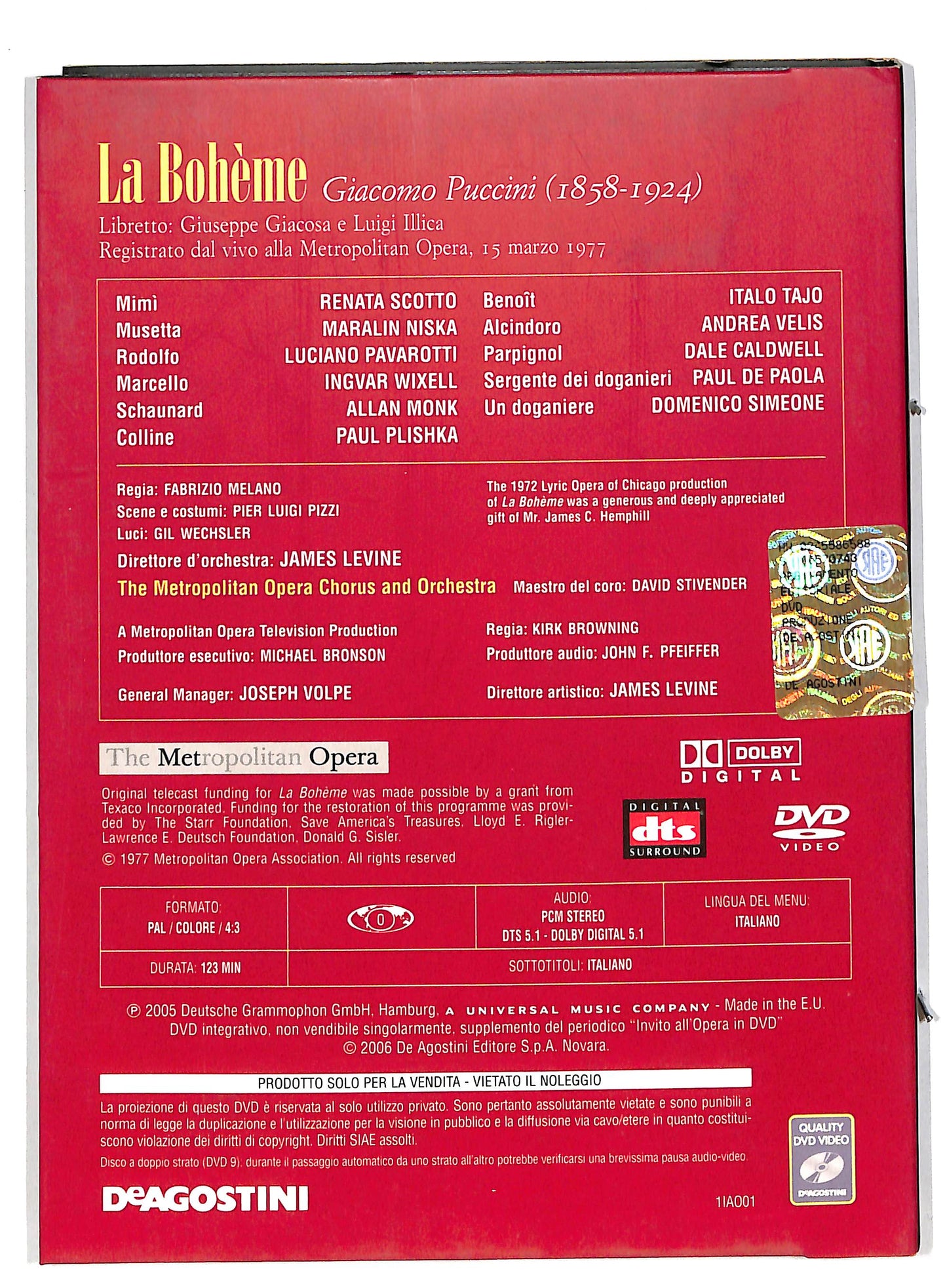 EBOND La Boheme - Invito all'Opera in DVD EDITORIALE DVD DB583649