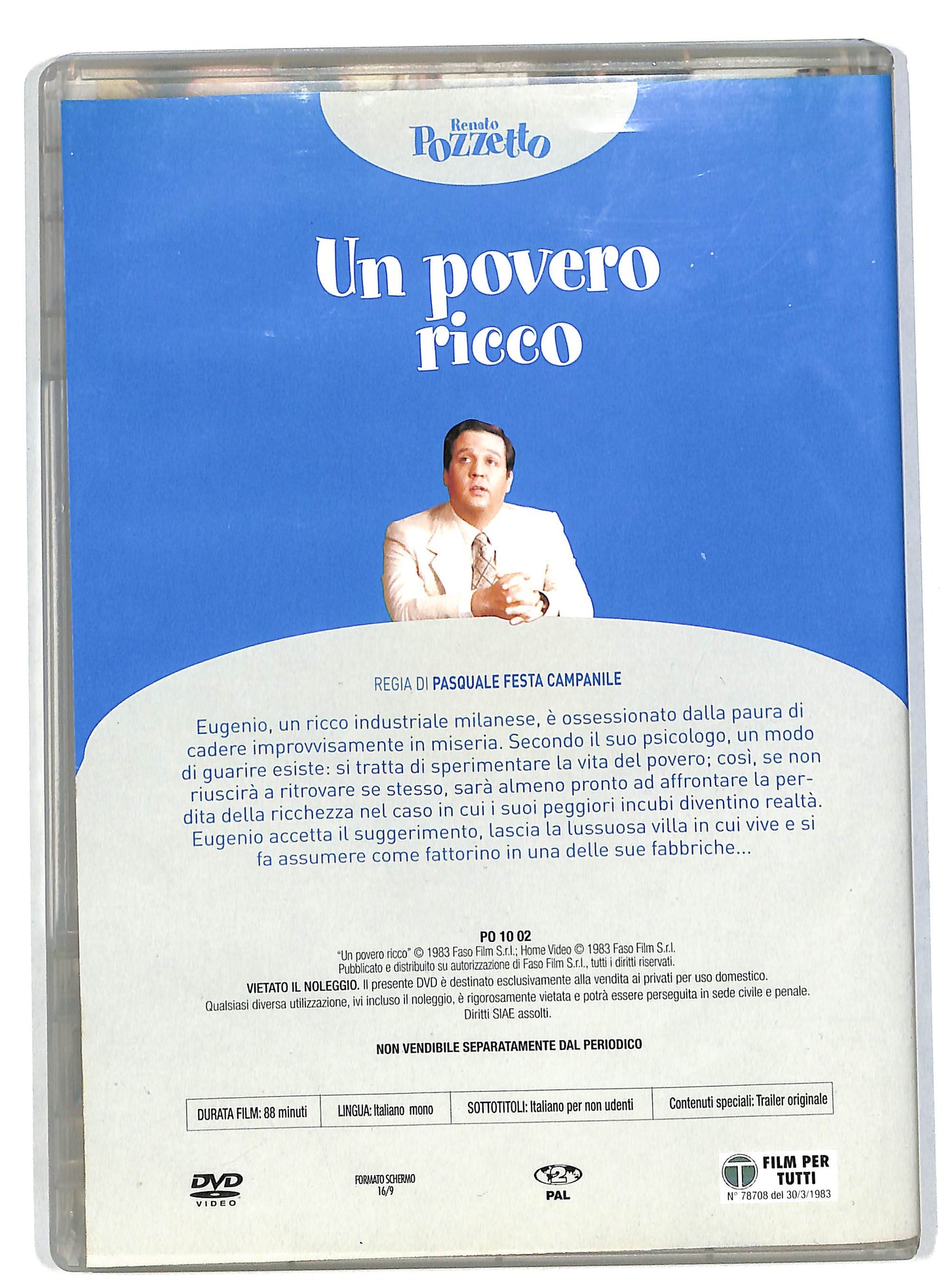 EBOND Un povero ricco EDITORIALE  DVD DB583663