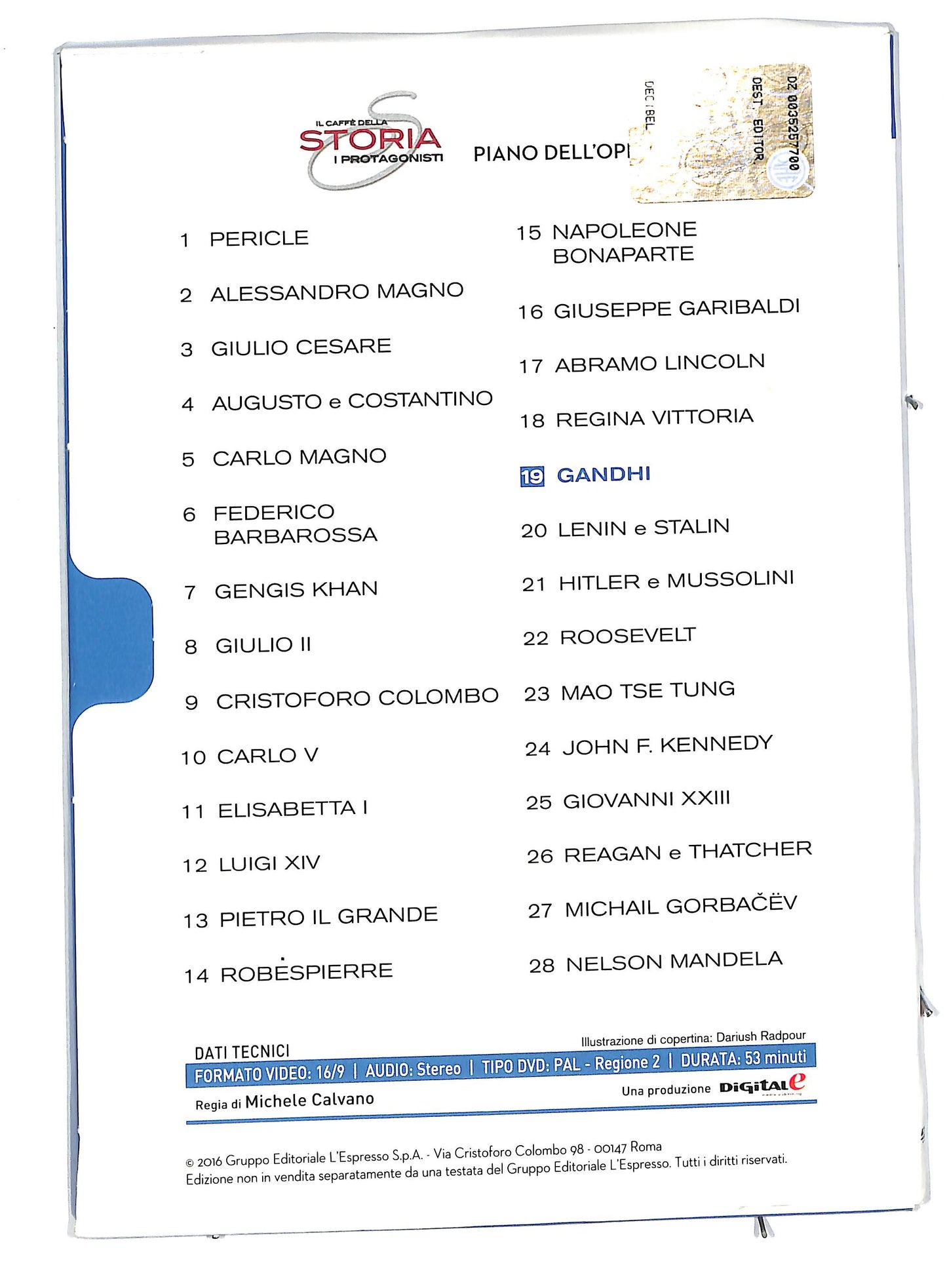 EBOND Gandhi - il caffe della storia i protagonisti EDITORIALE DVD DB583908