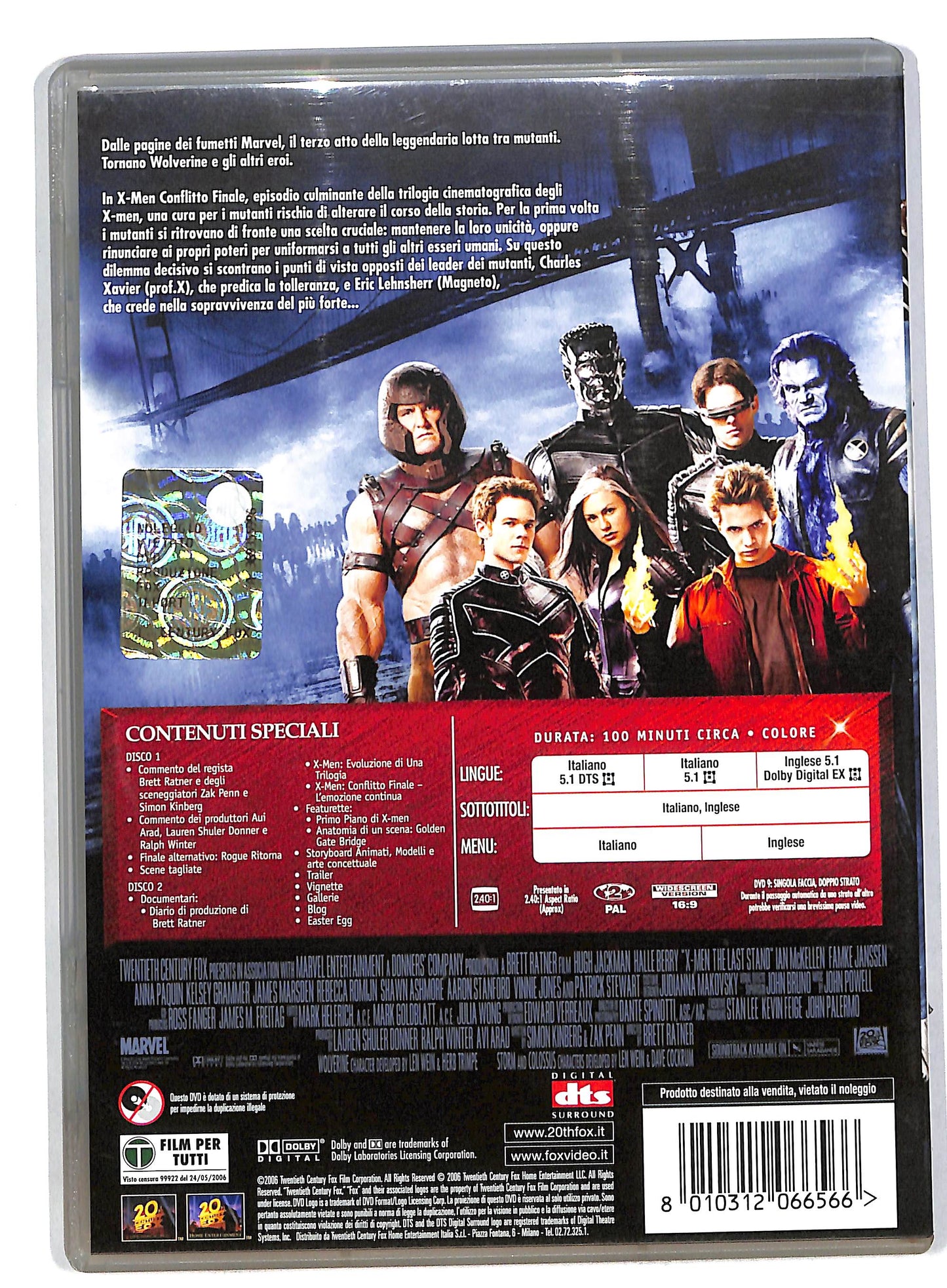 EBOND X - men conflitto finale EDIZIONE SPECIALE 2 dischi DVD DB583920