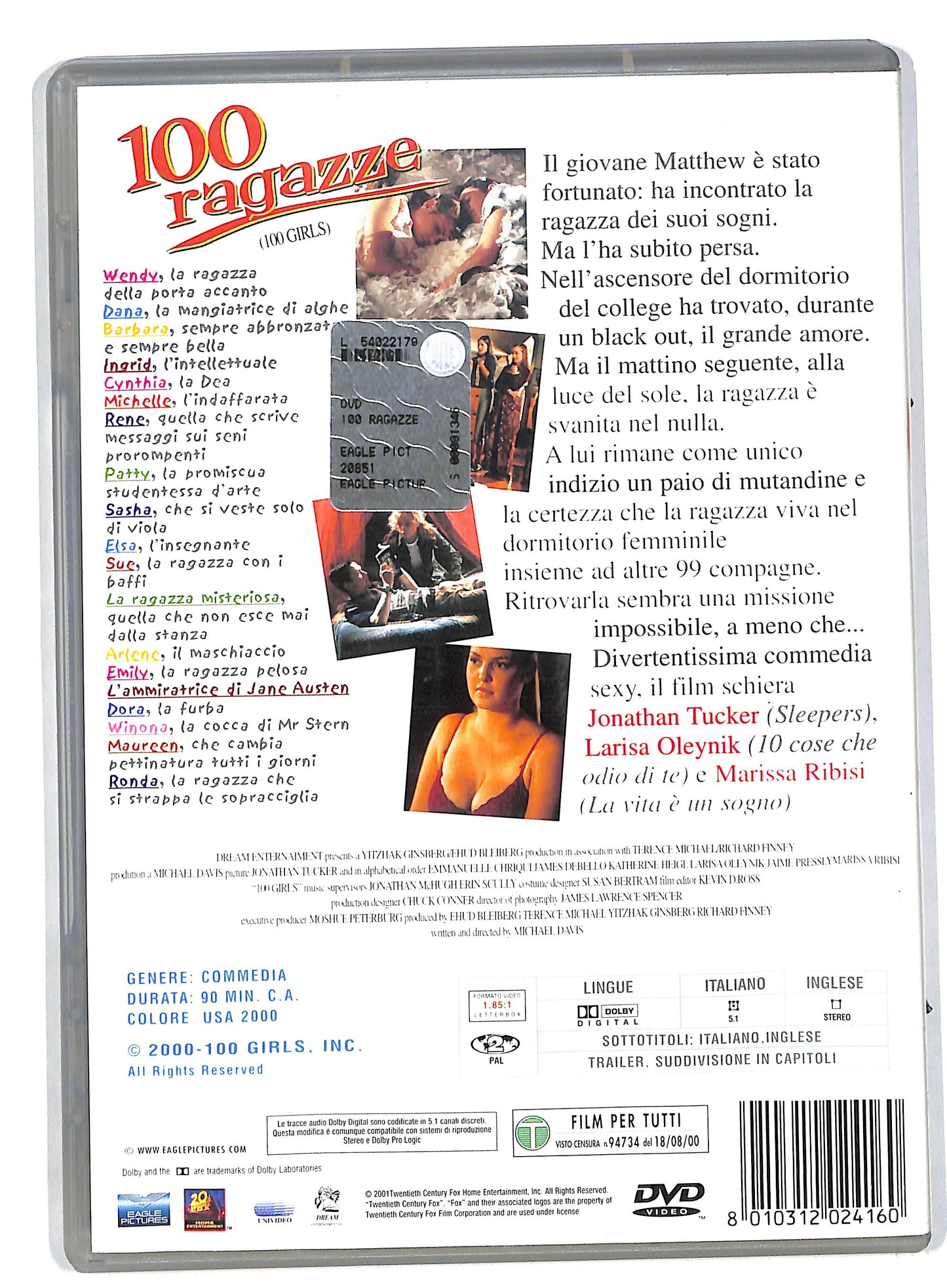 EBOND 100 ragazze DVD DB583933