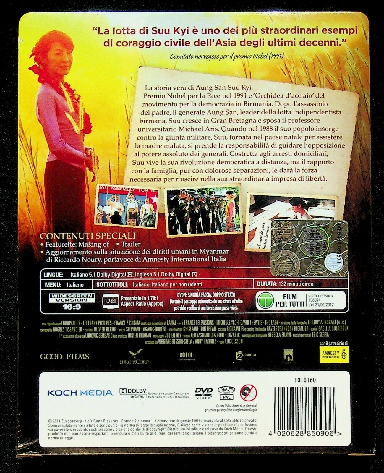 EBOND The Lady - L'amore Per La Liberta DVD Steelbook DS008007