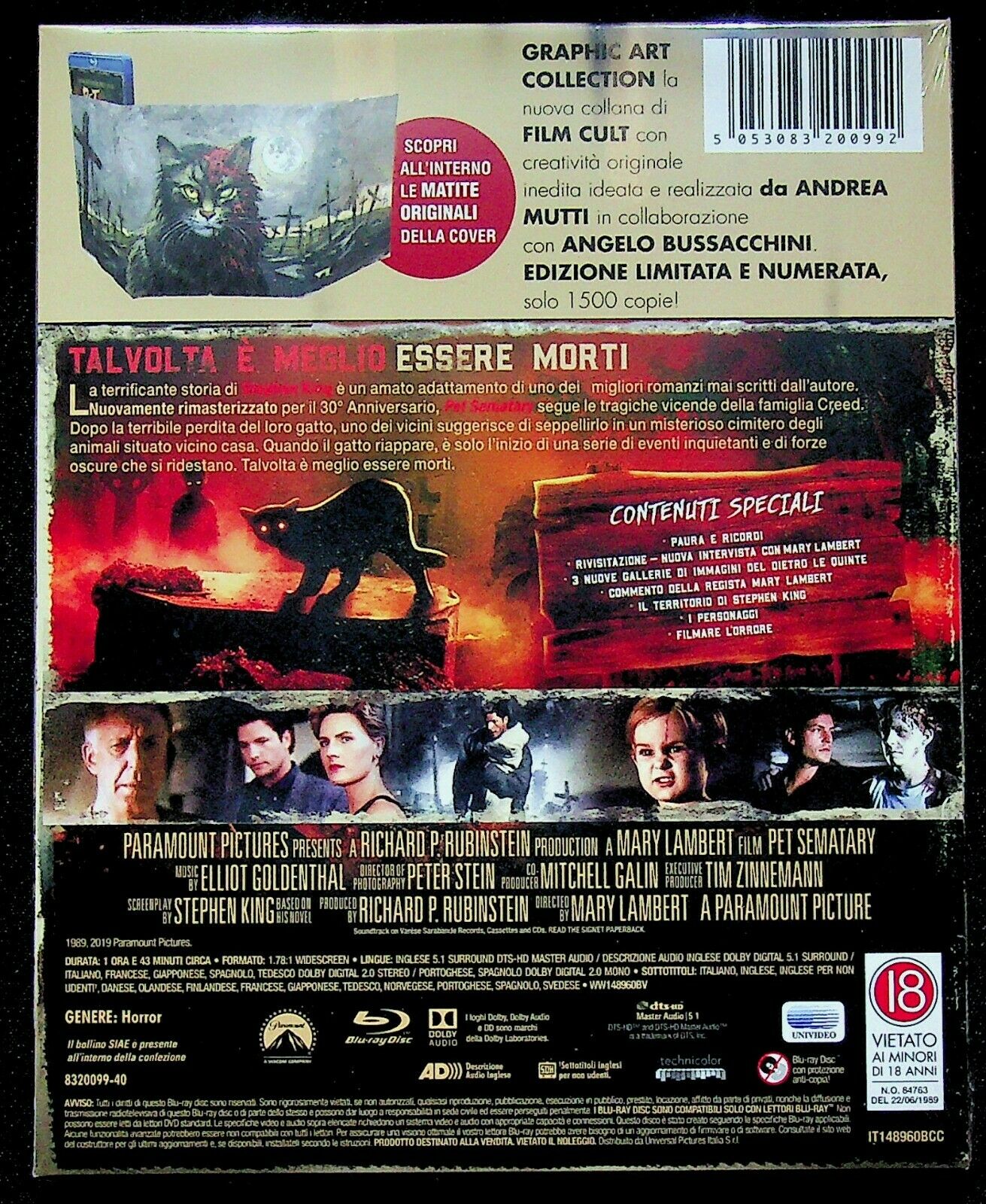 EBOND Pet Sematary: Cimitero Vivente (graphic Art Collection) BLURAY DS008024