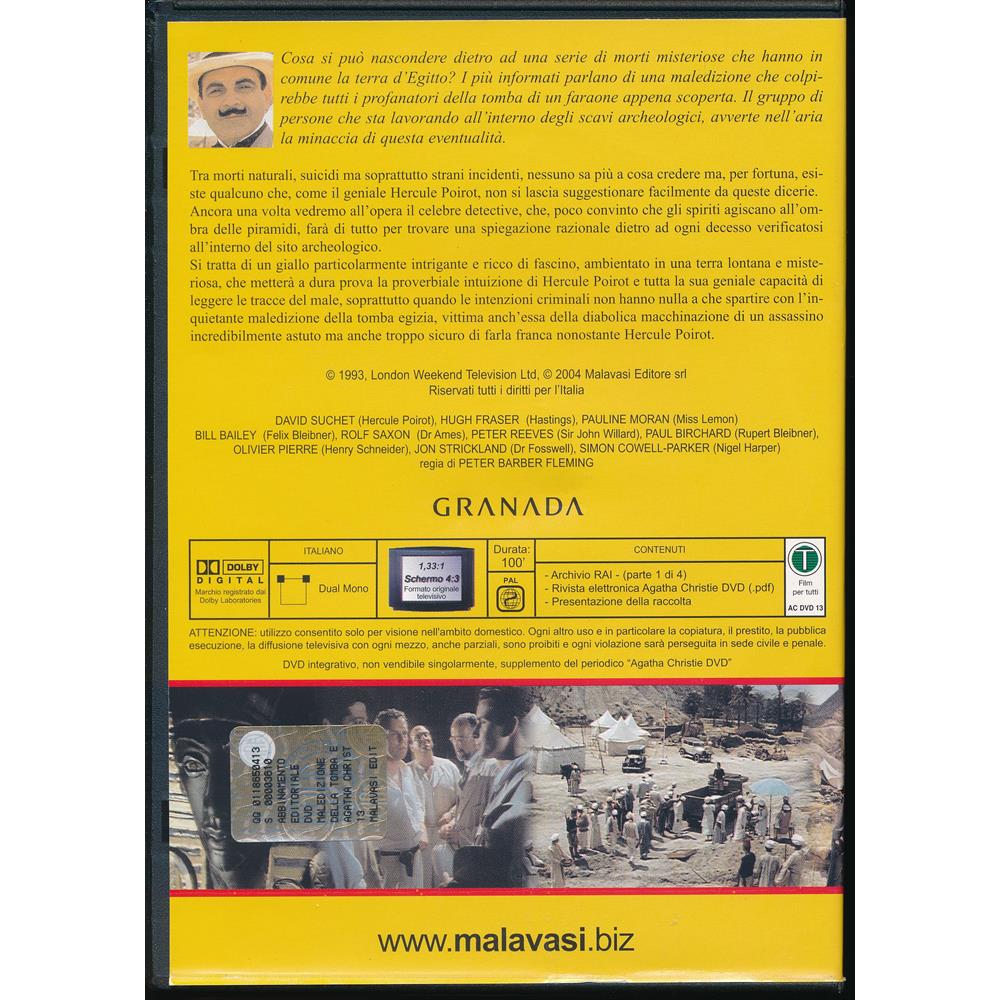 EBOND La maledizione della tomba ezigia - Poirot - Agatha Christie [Editoriale] DVD DL000314