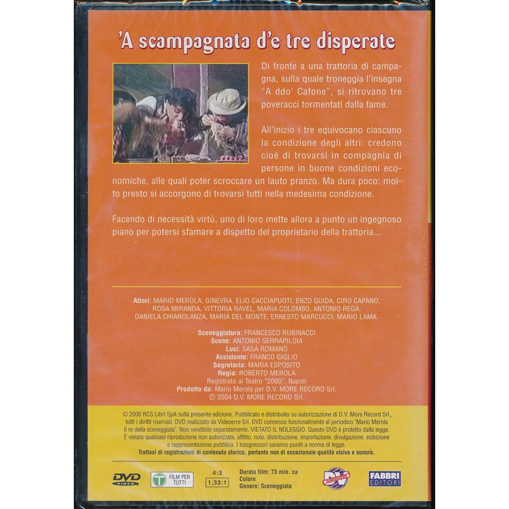 EBOND 'A scampagnata d'e tre disperate - Mario Merola - Il re della sceneggiata - Editoriale Fabbri Editori