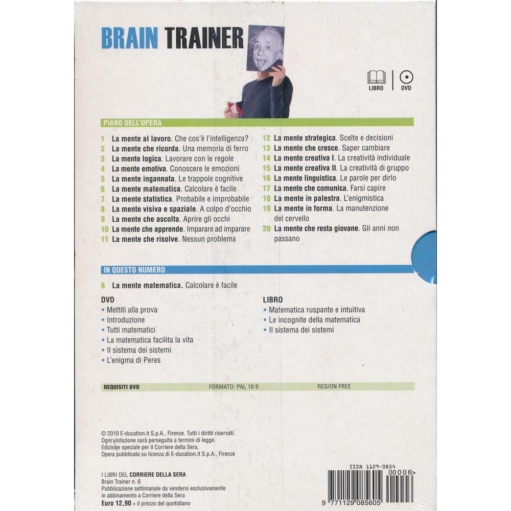 EBOND La mente matematica - Calcolare e facile - Brain Trainer - Focus+Libro - n.6 - Editoriale Corriere della Sera