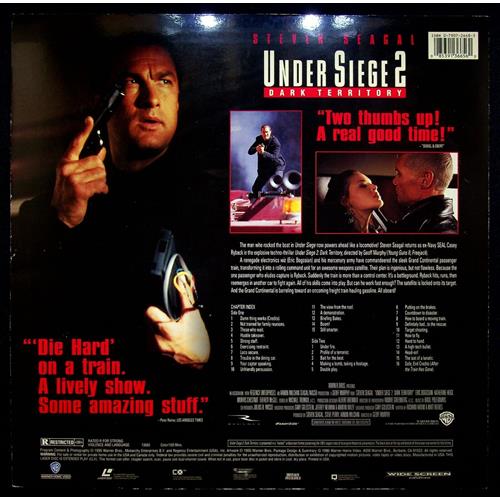 EBOND Under Siege 2: Dark Territory Laser Disc Ntsc