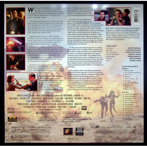 EBOND Broken Arrow (1996) Laser Disc Widescreen Edition Ntsc