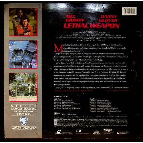 EBOND Lethal Weapon (1987) Laser Disc Ntsc