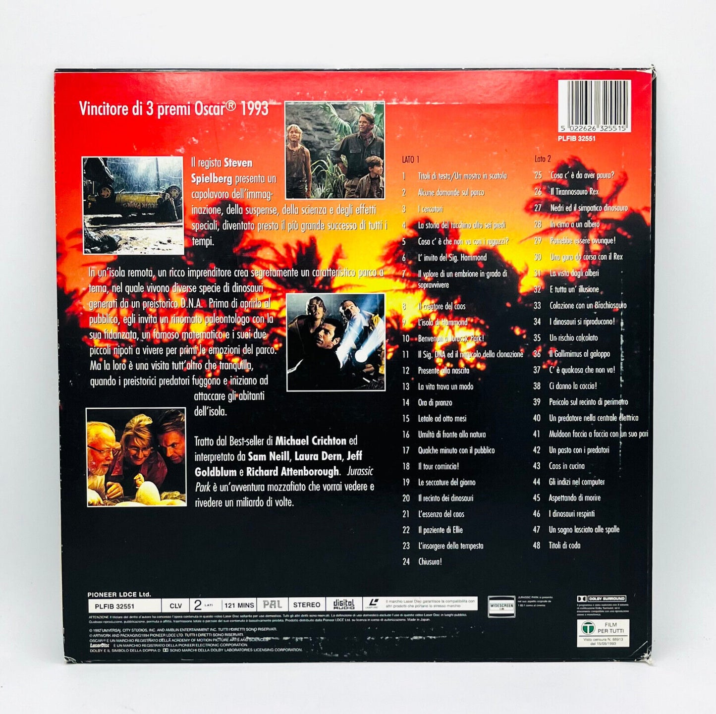 EBOND Jurassic Park (1993) - Laser Disc Pal