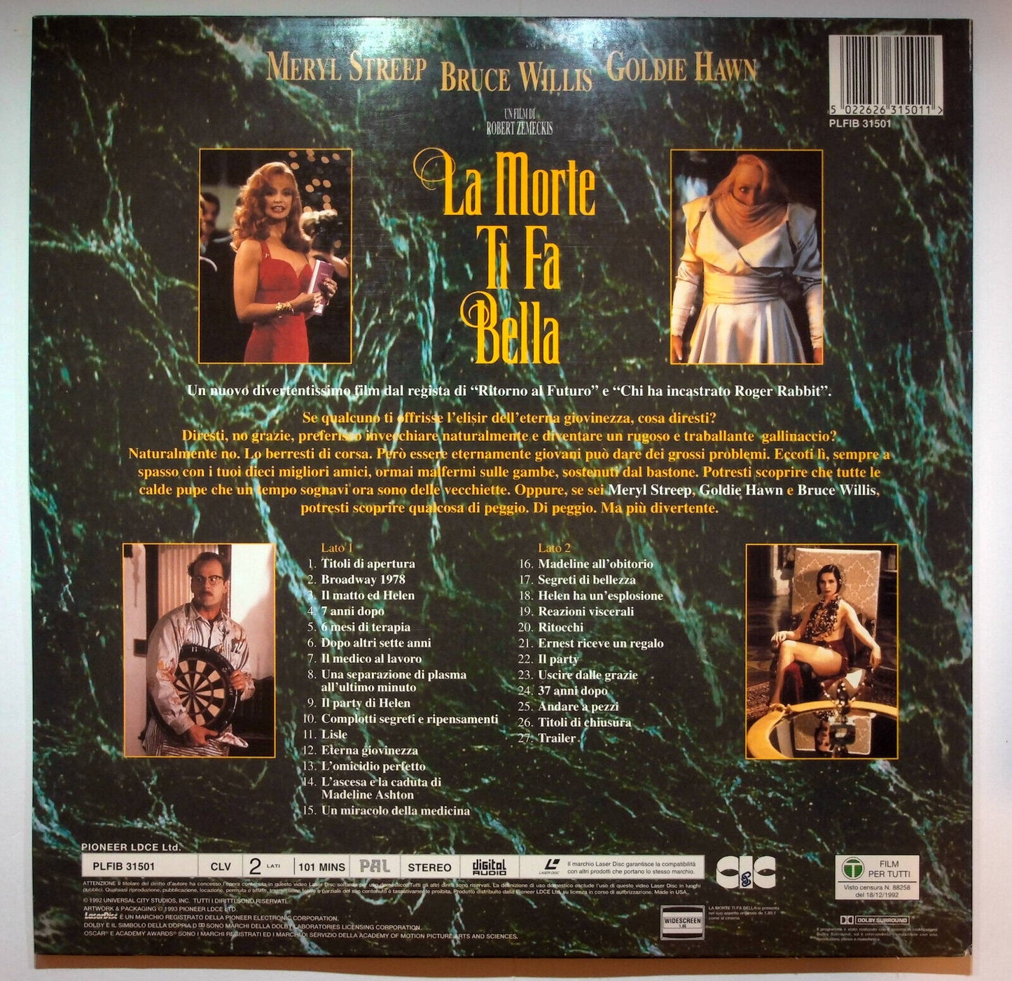 EBOND La Morte Ti Fa Bella - Laser Disc Pal