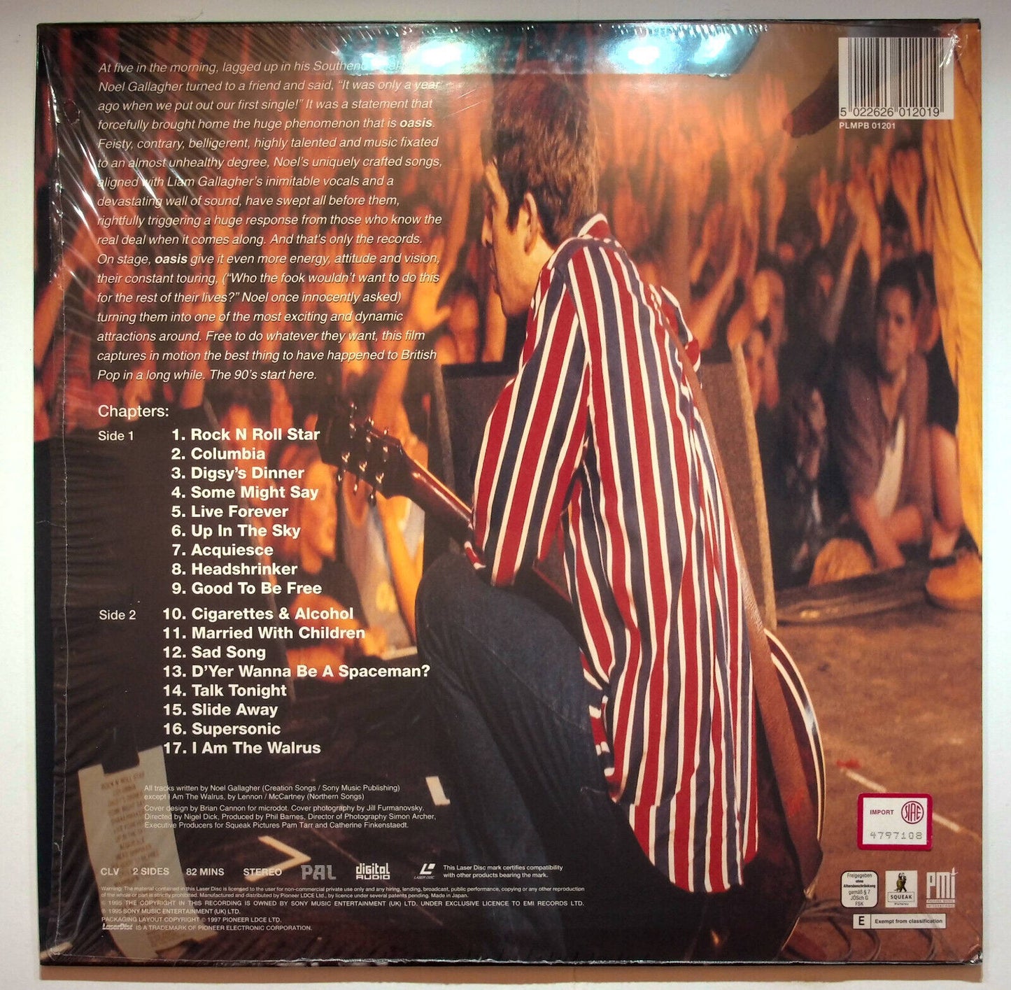 EBOND Oasis Live By The Sea - Laser Disc Pal