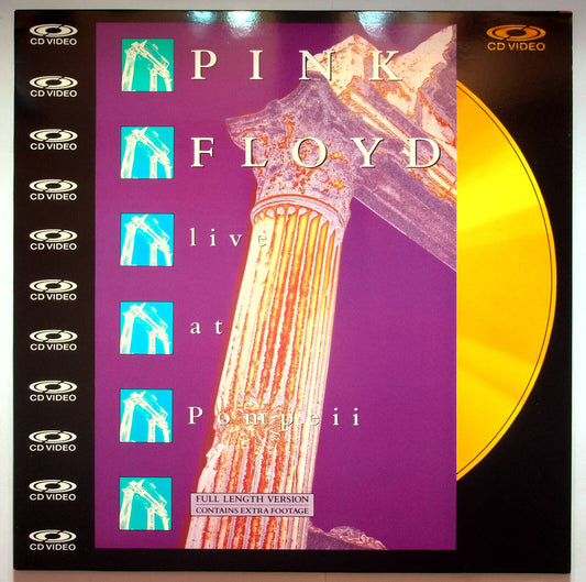 EBOND Pink Floyd Live At Pompeii - Laser Disc CD Video Pal