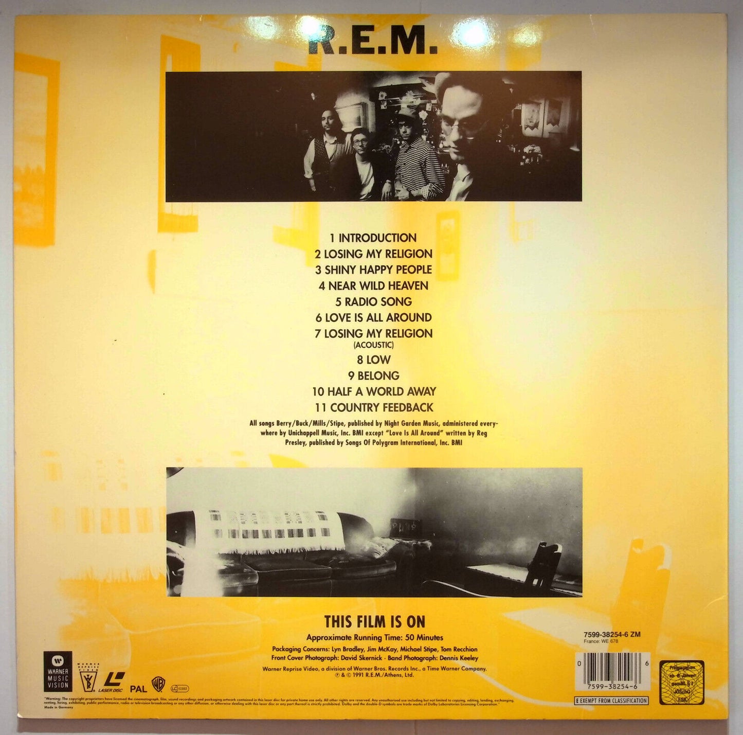EBOND R.e.m. This Film Is On - Laser Disc Pal